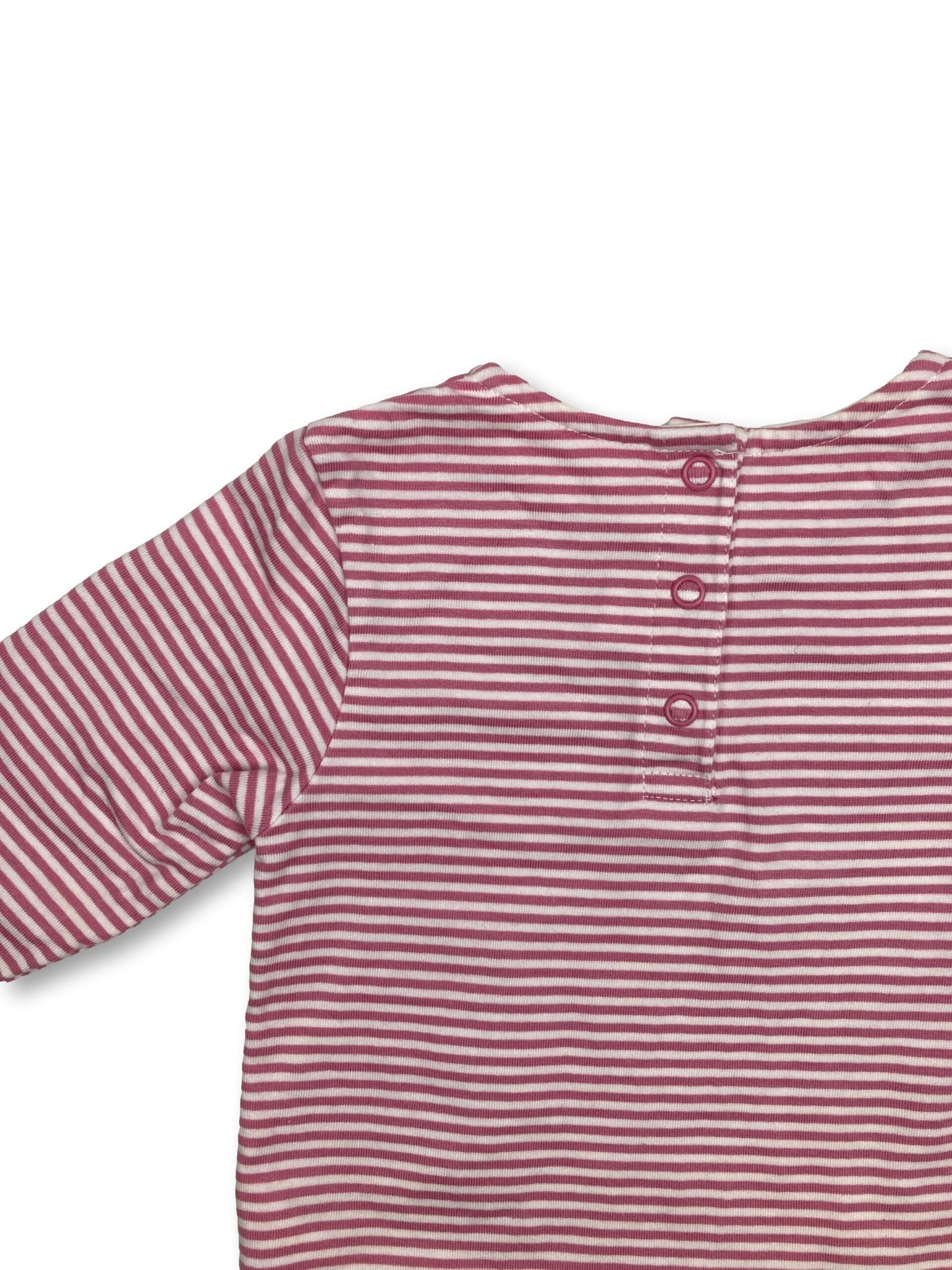 T-shirt às Riscas JOJO MAMAN BÉBÉ - 6-12 Meses