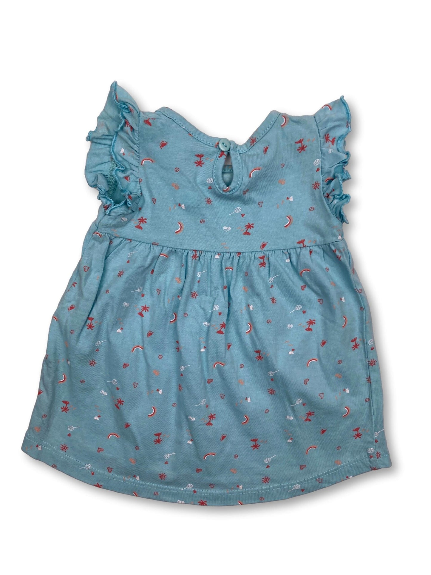 Vestido Manga Curta MO KIDS - 0-1 Meses