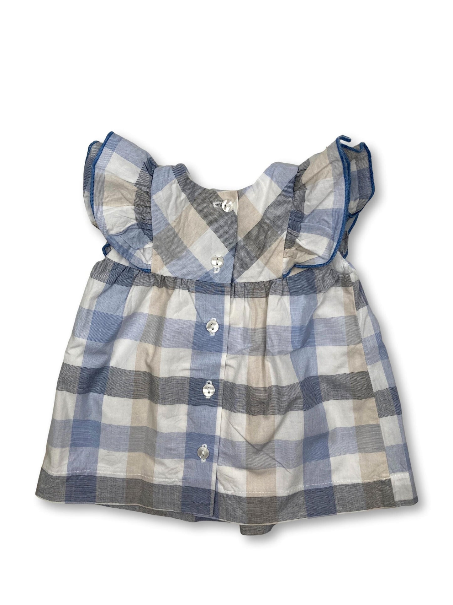 Vestido de cuadros CHICCO - 1 Mes