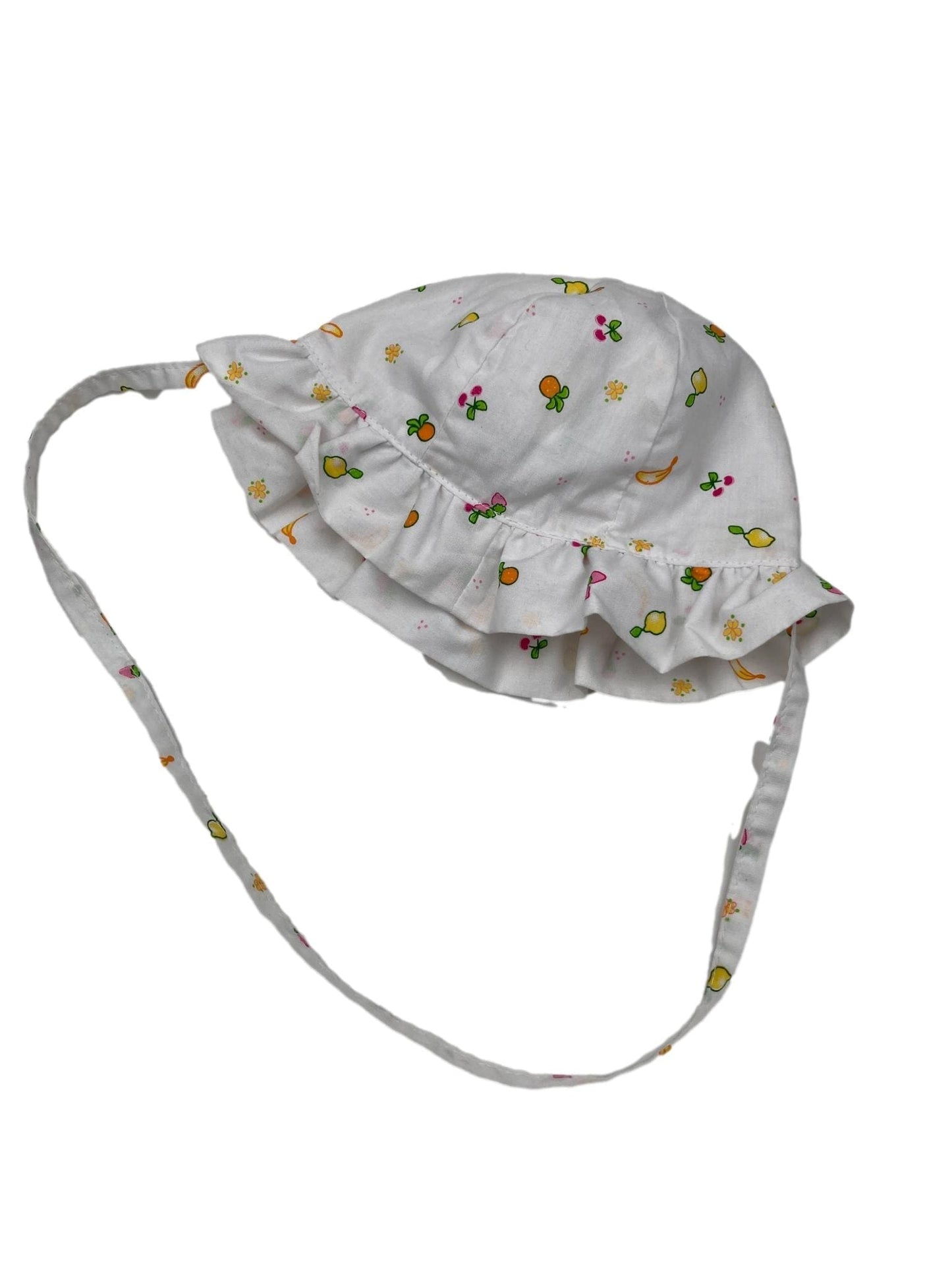 Gorro blanco Fruta BENETTON - 0-1 Mes