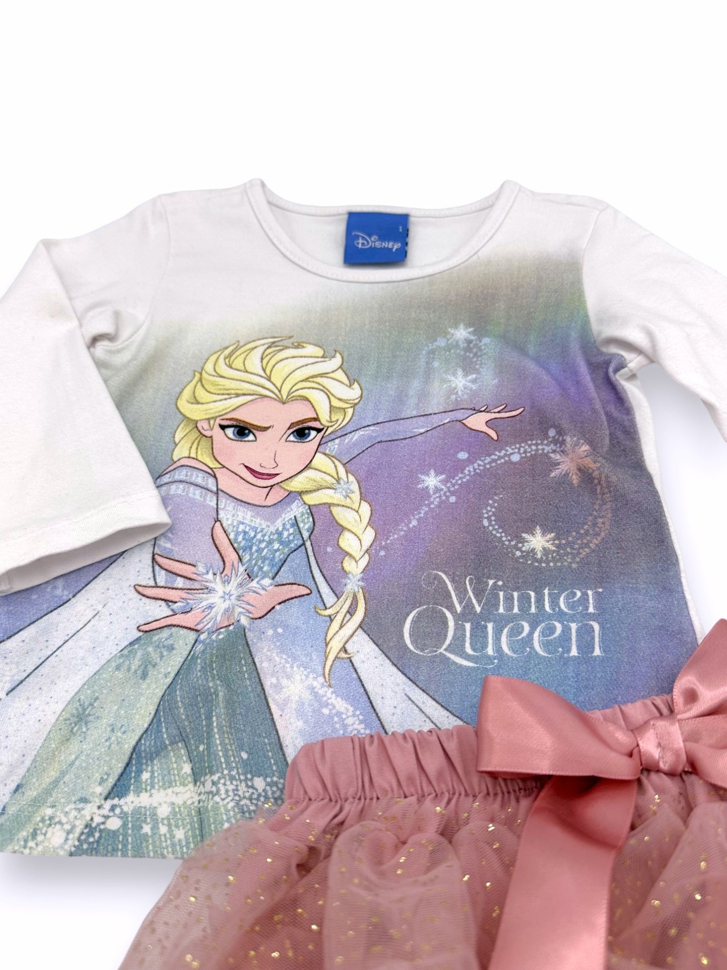 Conjunto camiseta Frozen y tutú MALWEE - 1 Año