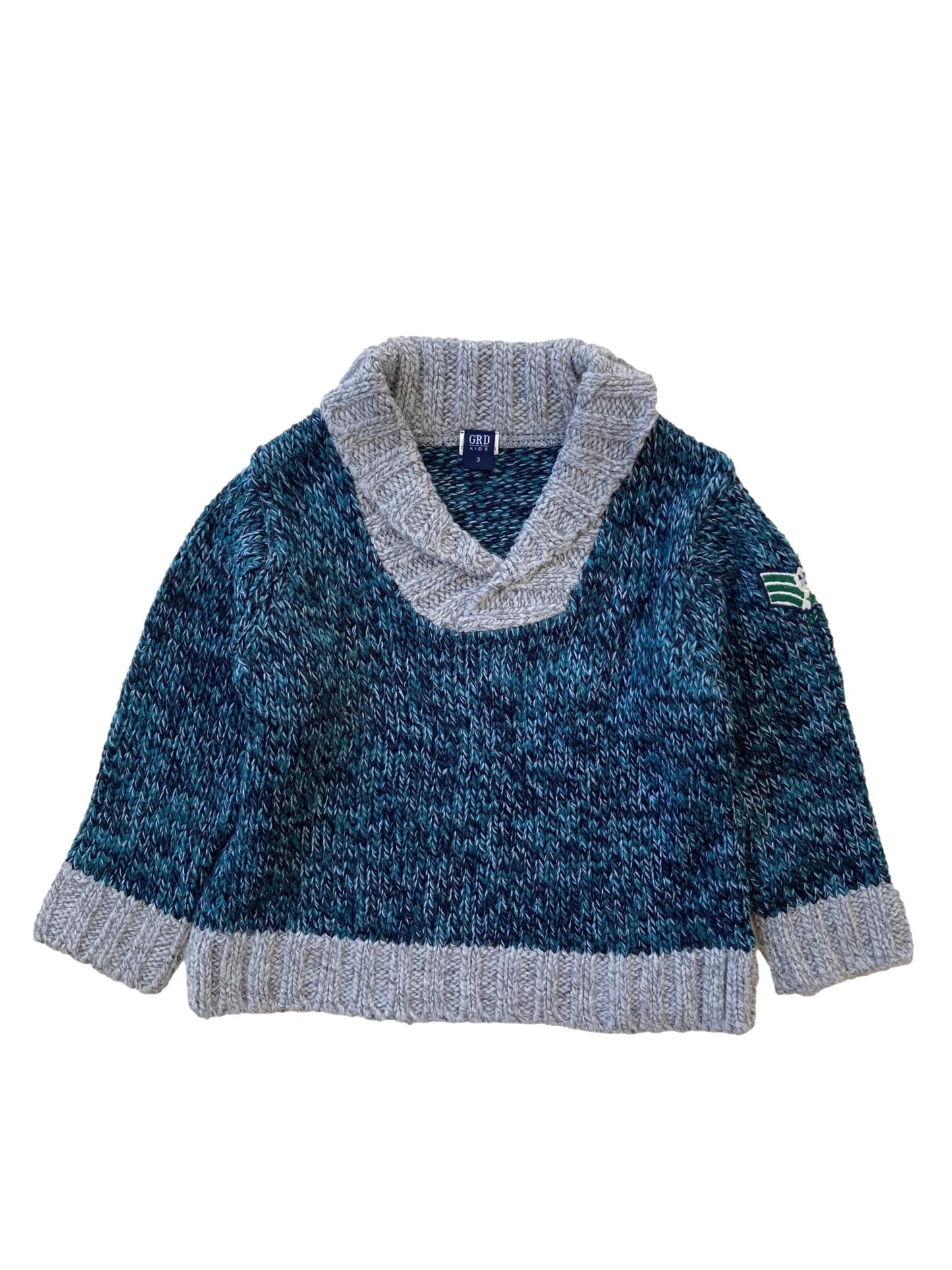 Malha Cinzenta e Azul GIRANDOLA - 3 Anos