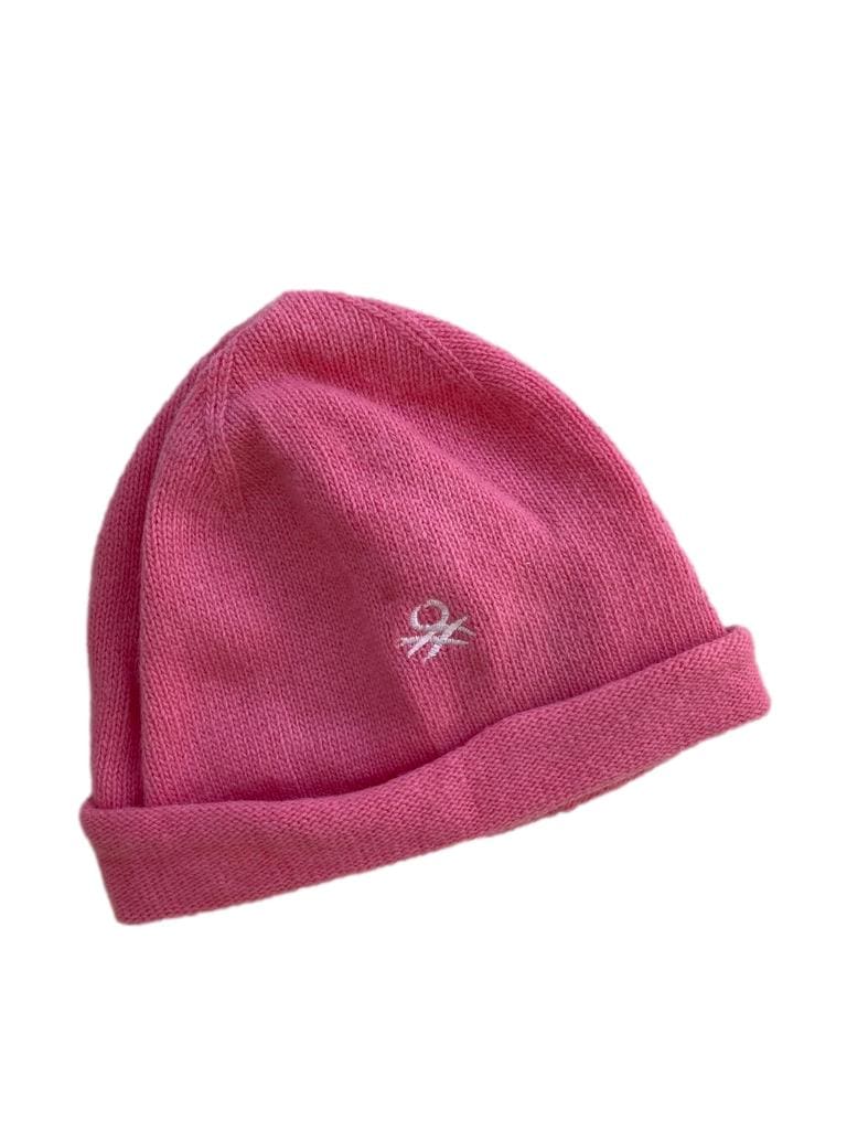 Gorro de lana rosa BENETTON - 12 Meses