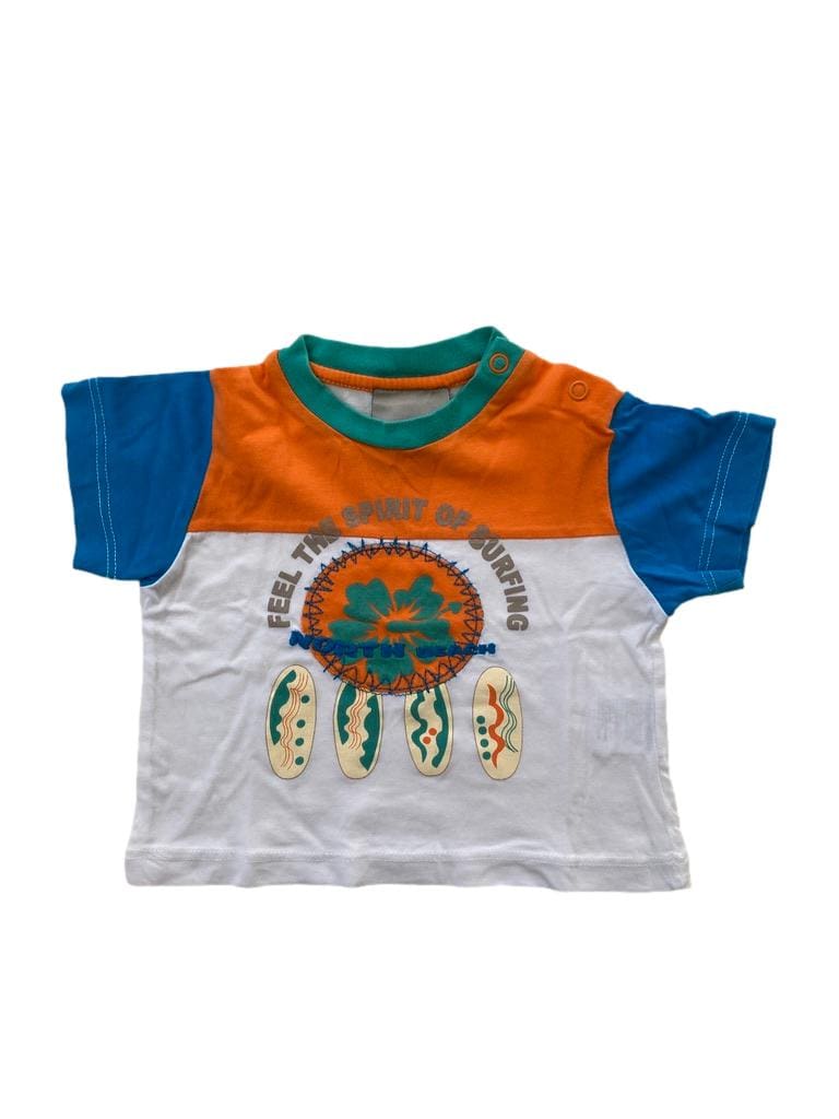 Camiseta Naranja GIRANDOLA - 6 Meses