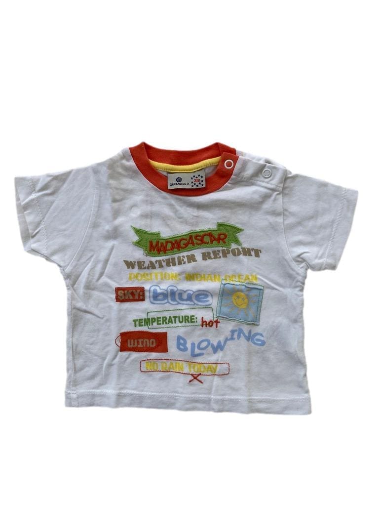 Camiseta Madagascar GIRANDOLA - 3 Meses