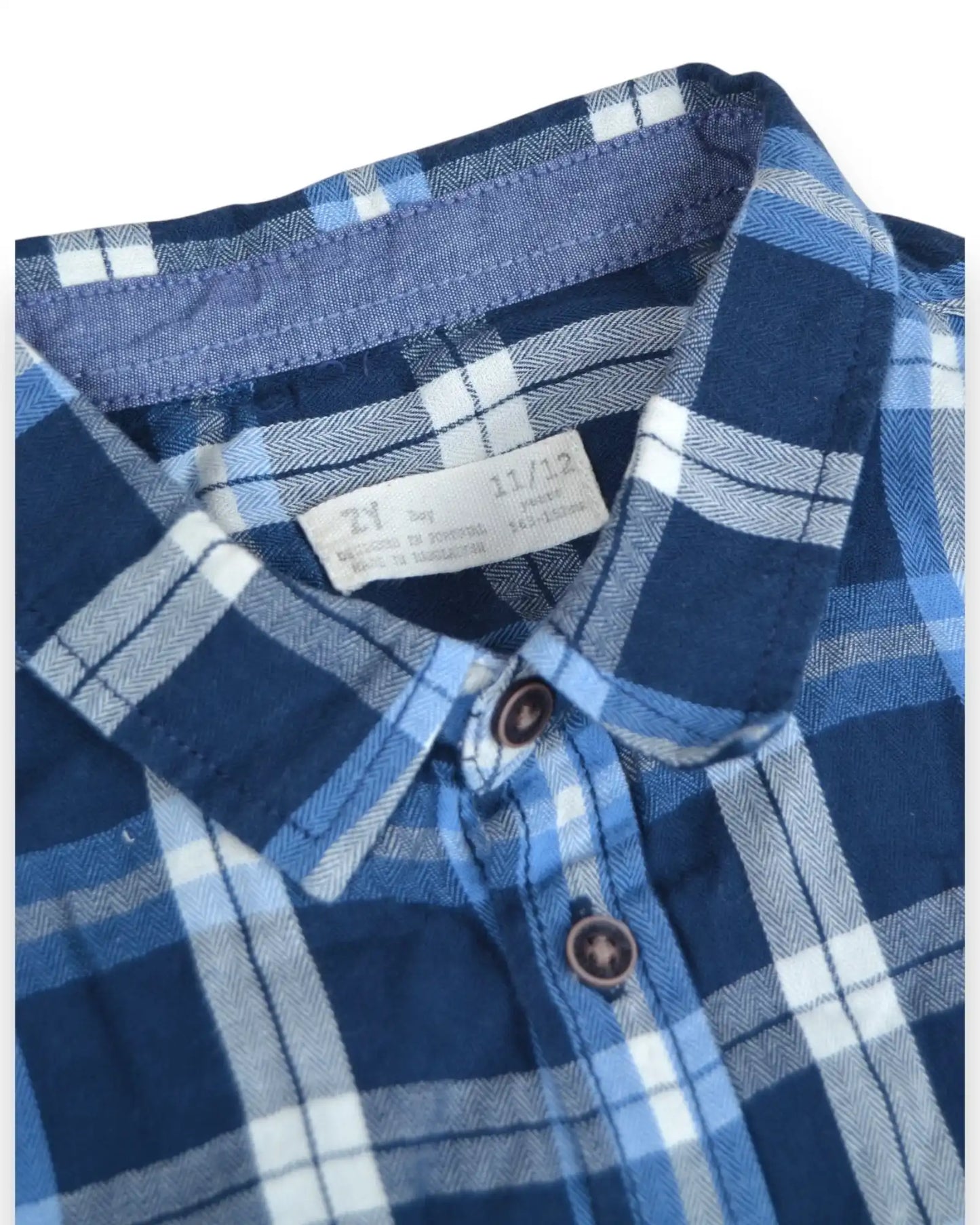 Camisa Xadrez ZIPPY - 11-12 Anos