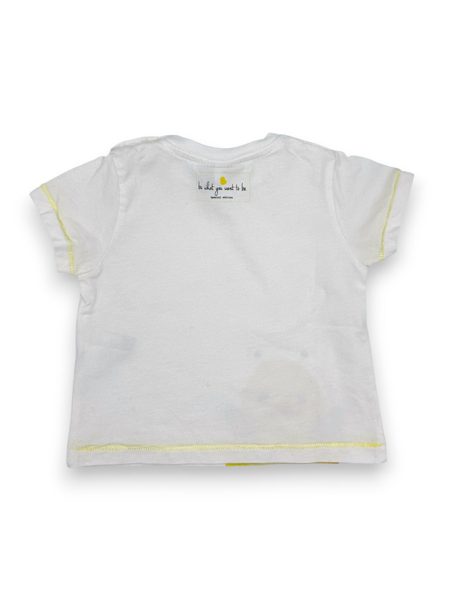 Camiseta Blanca KNOT - 9 Meses