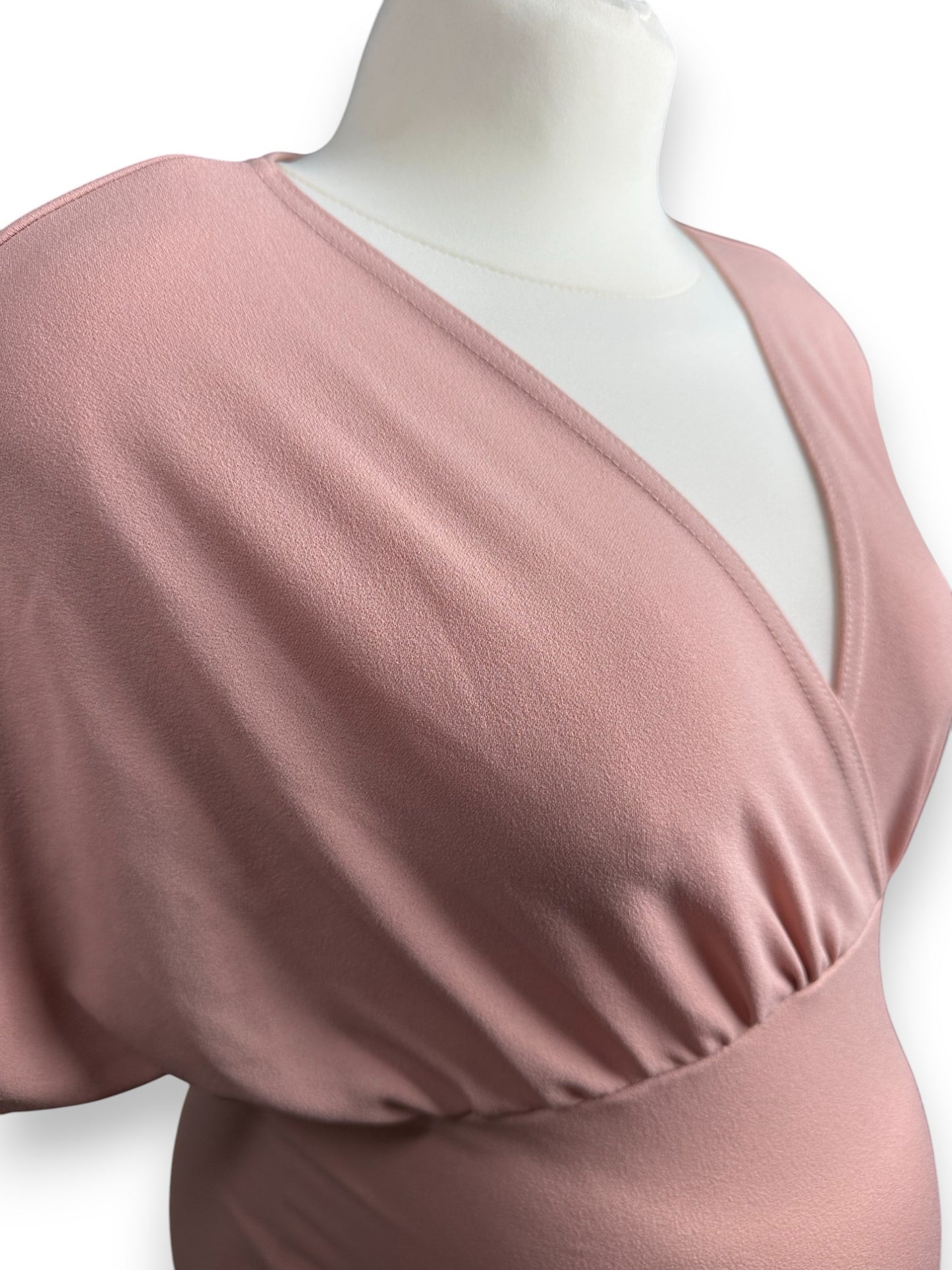 Vestido Rosa Maternidade MISSGUIDED - Tam 36