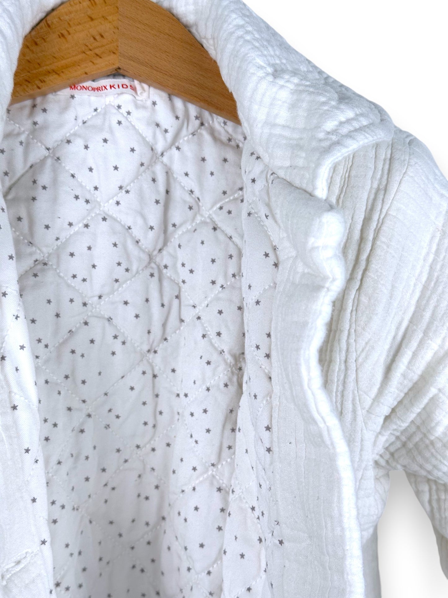 Casaco Branco Almofadado MONOPRIX KIDS - 8 Anos