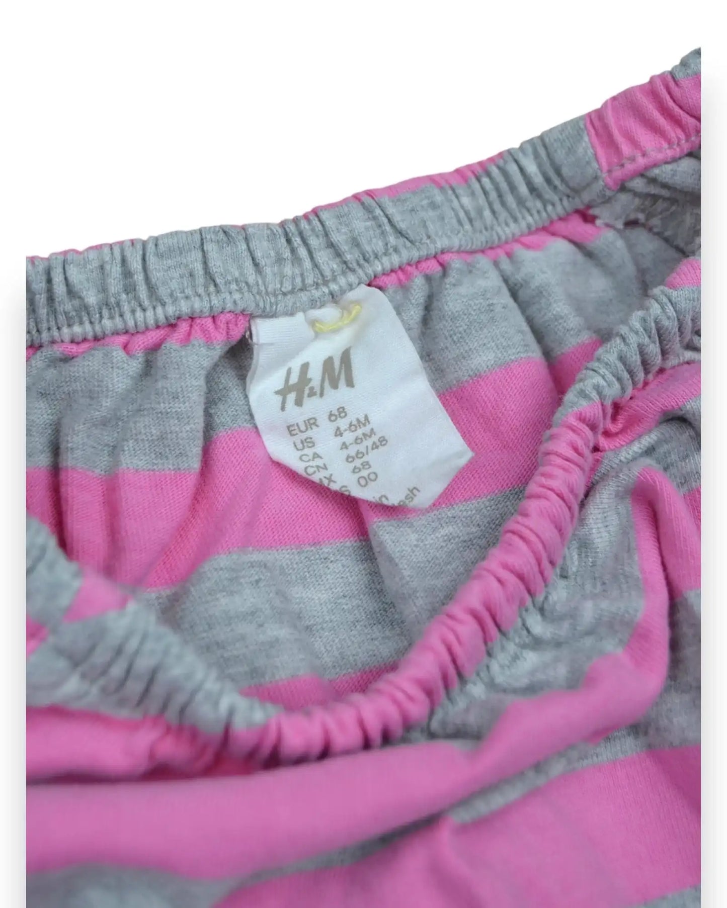 Vestido Riscas H&M - 4-6 Meses