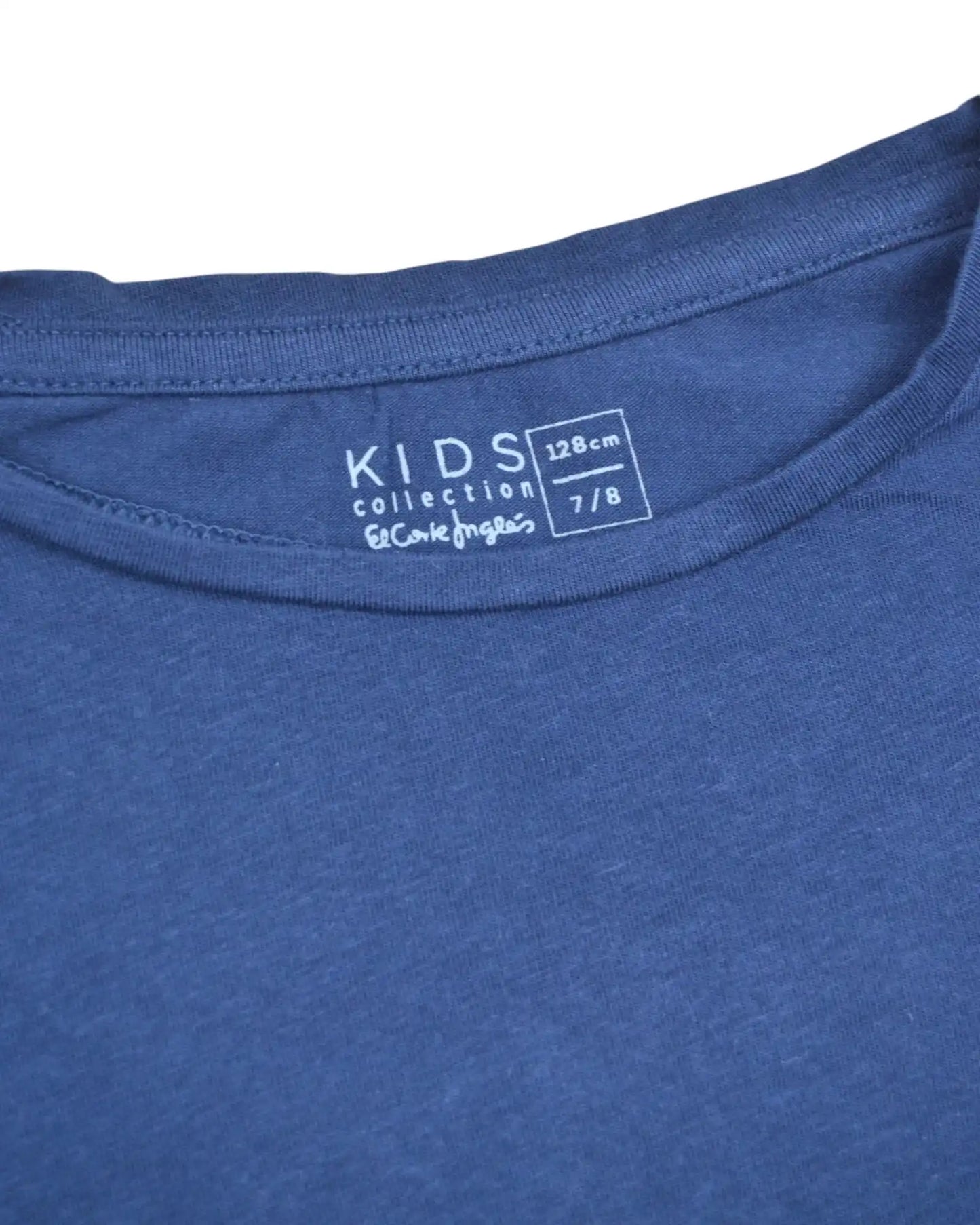 T-Shirt Azul EL CORTE INGLÉS - 7-8 Anos