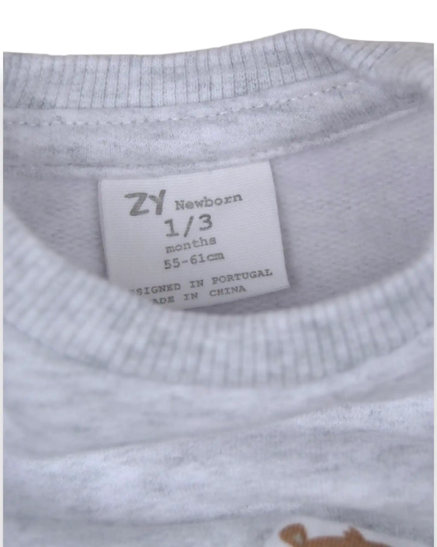 Conjunto Ursinho ZIPPY - 1-3 Meses