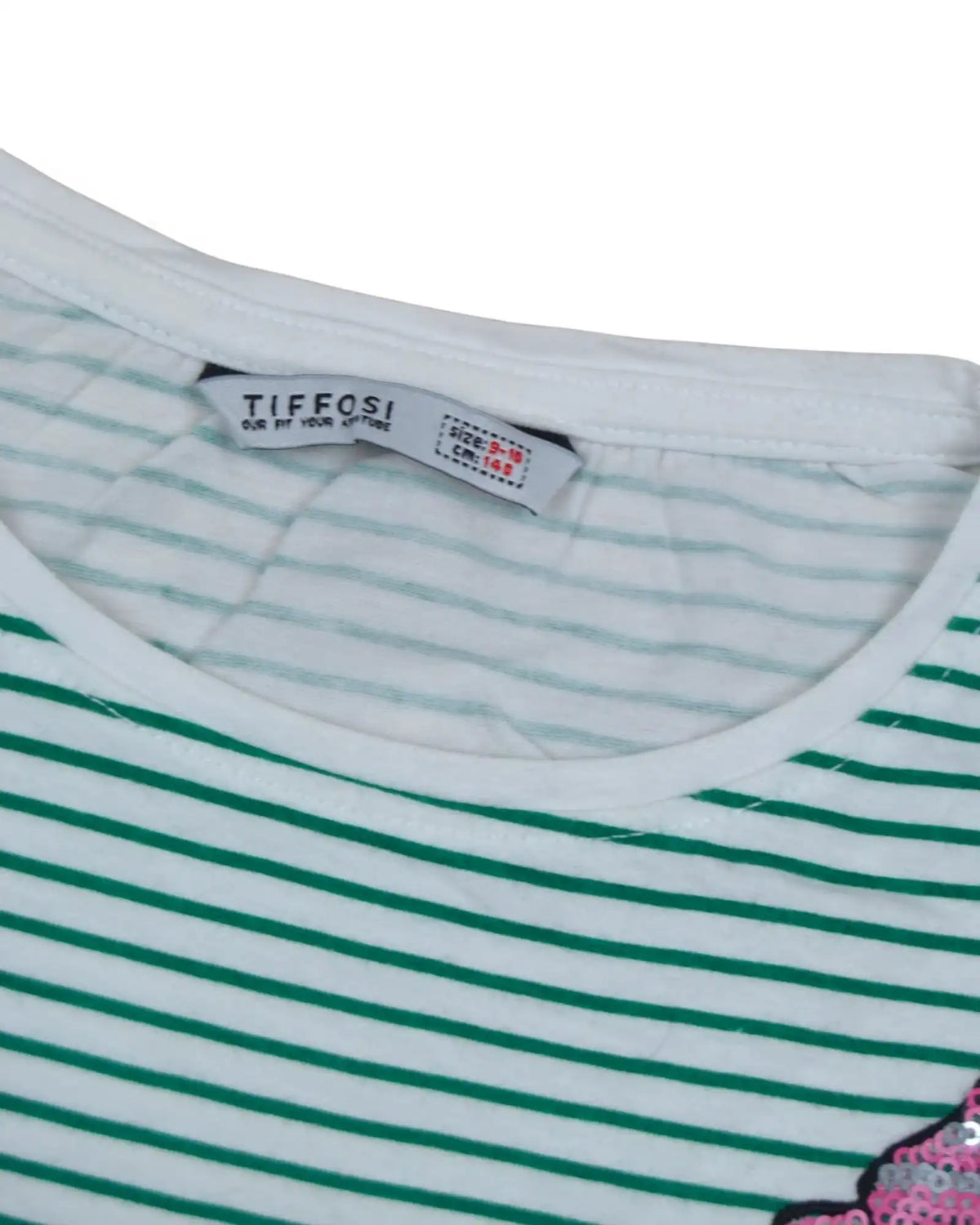 T-Shirt Riscas TIFFOSI - 9-10 Anos