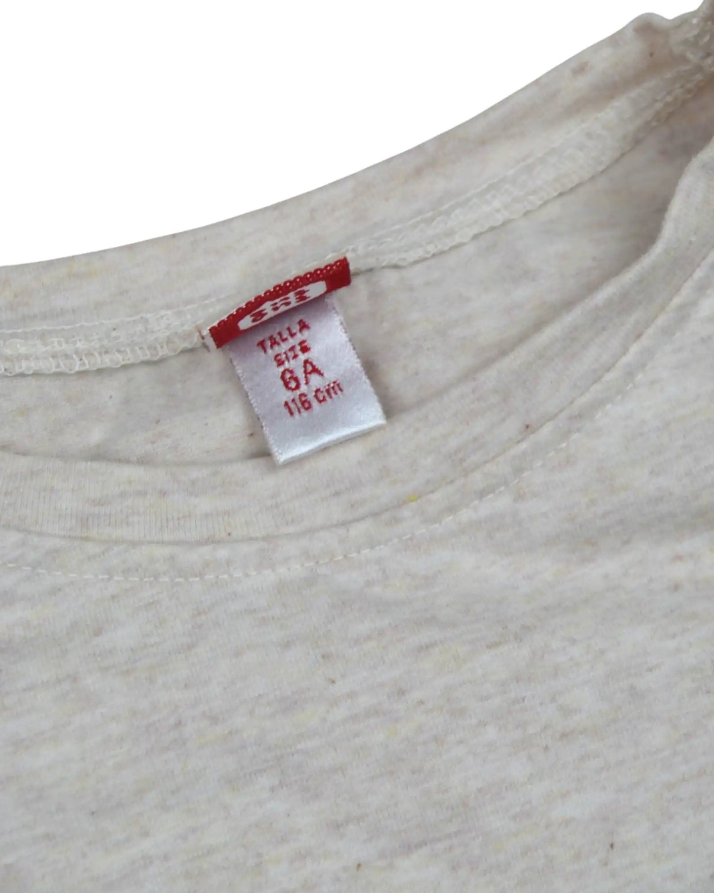 T-Shirt Bege TUC TUC - 6 Anos