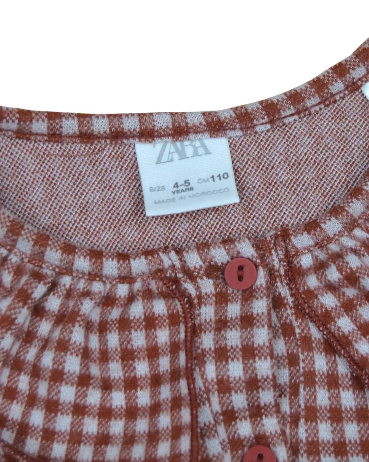 Vestido Xadrez ZARA - 4-5 Anos