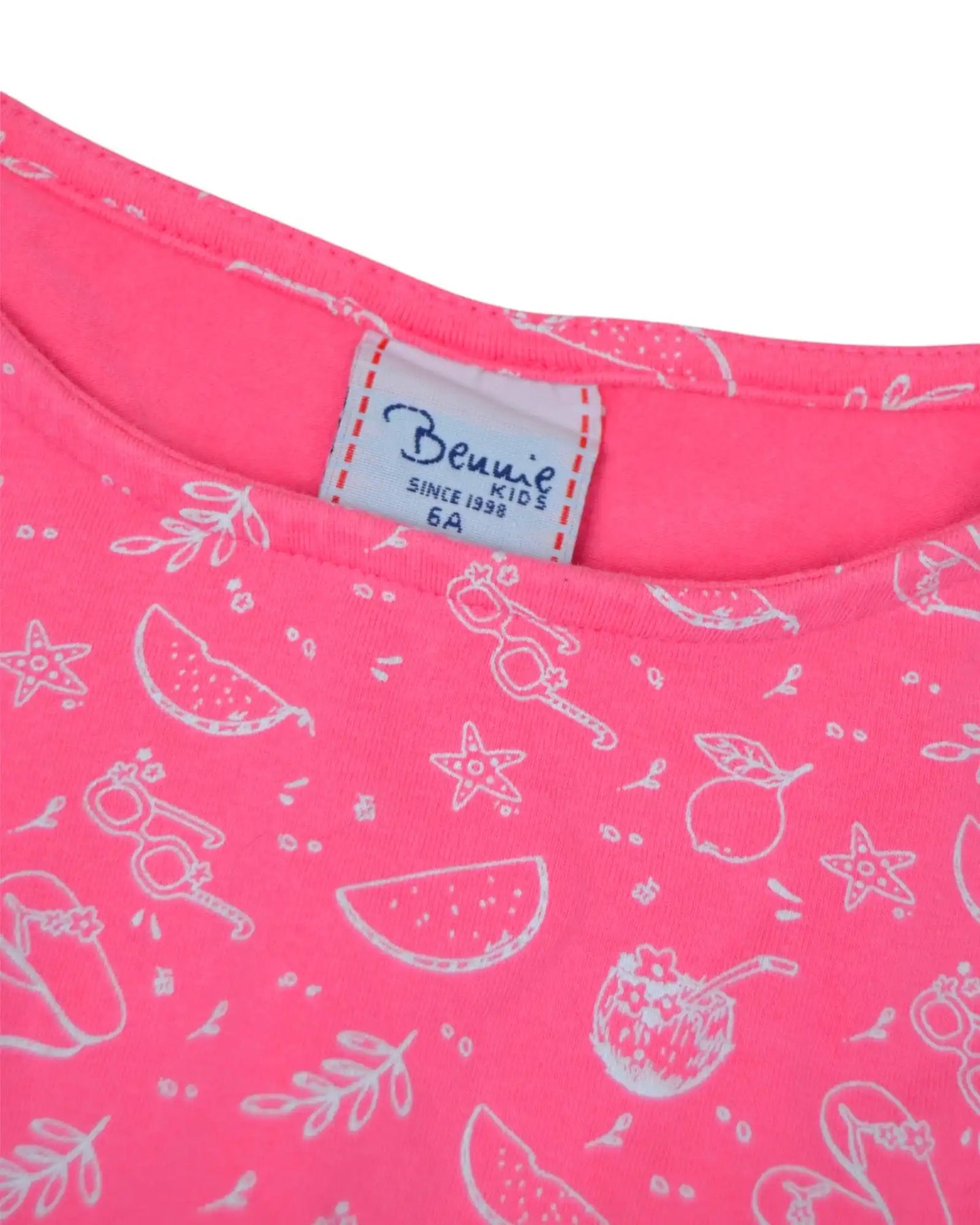 Vestido Rosa BENNIE KIDS - 5-6 Anos