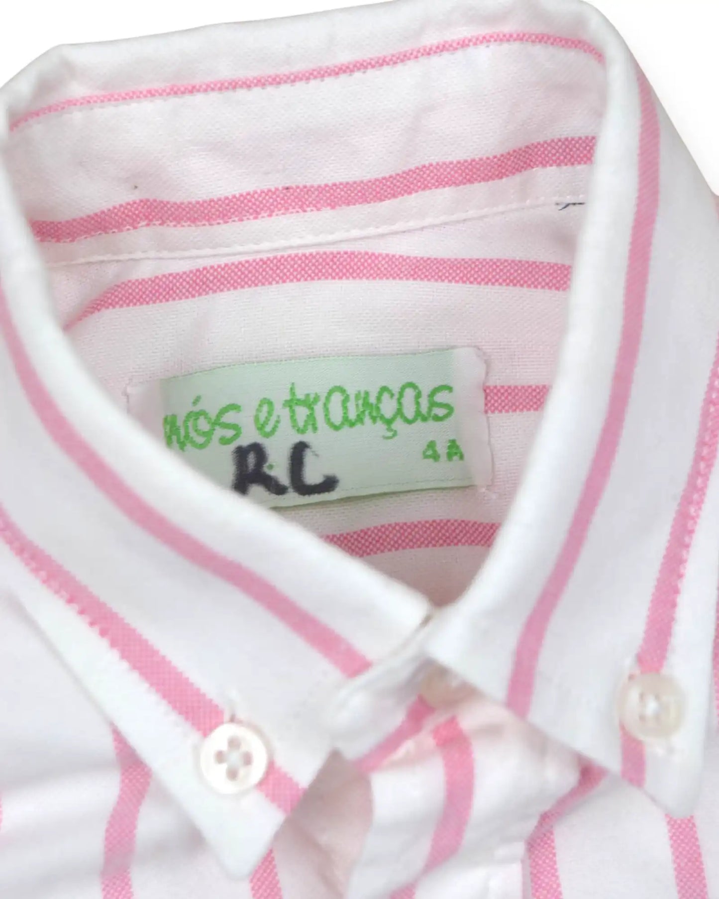 Camisa Riscas NÓS E TRANÇAS - 4 Anos