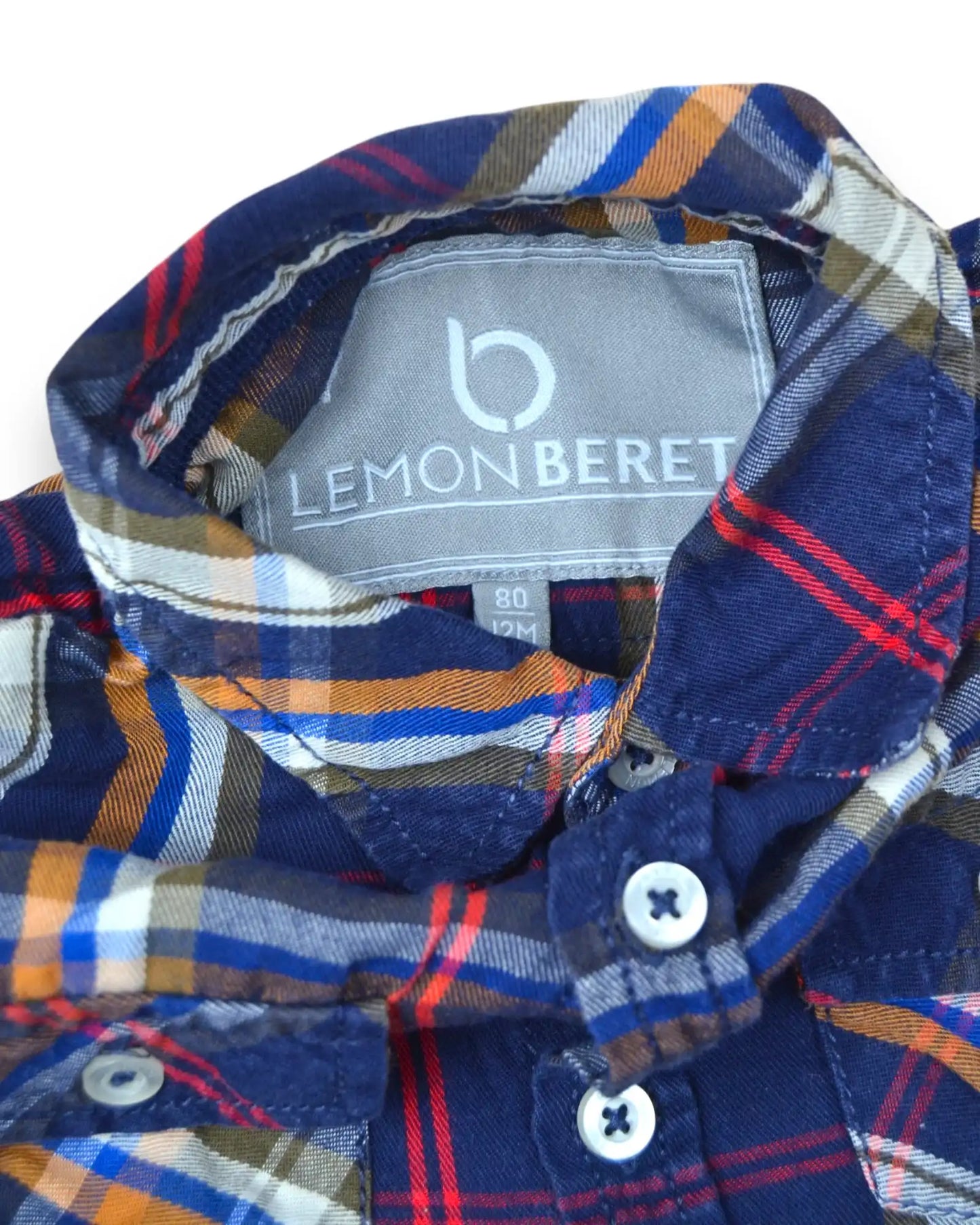 Camisa Xadrez LEMON BERET - 12 Meses
