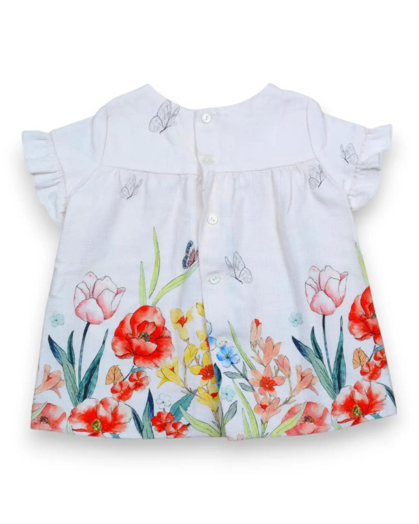 Vestido Floral ZARA - 3-6 Meses