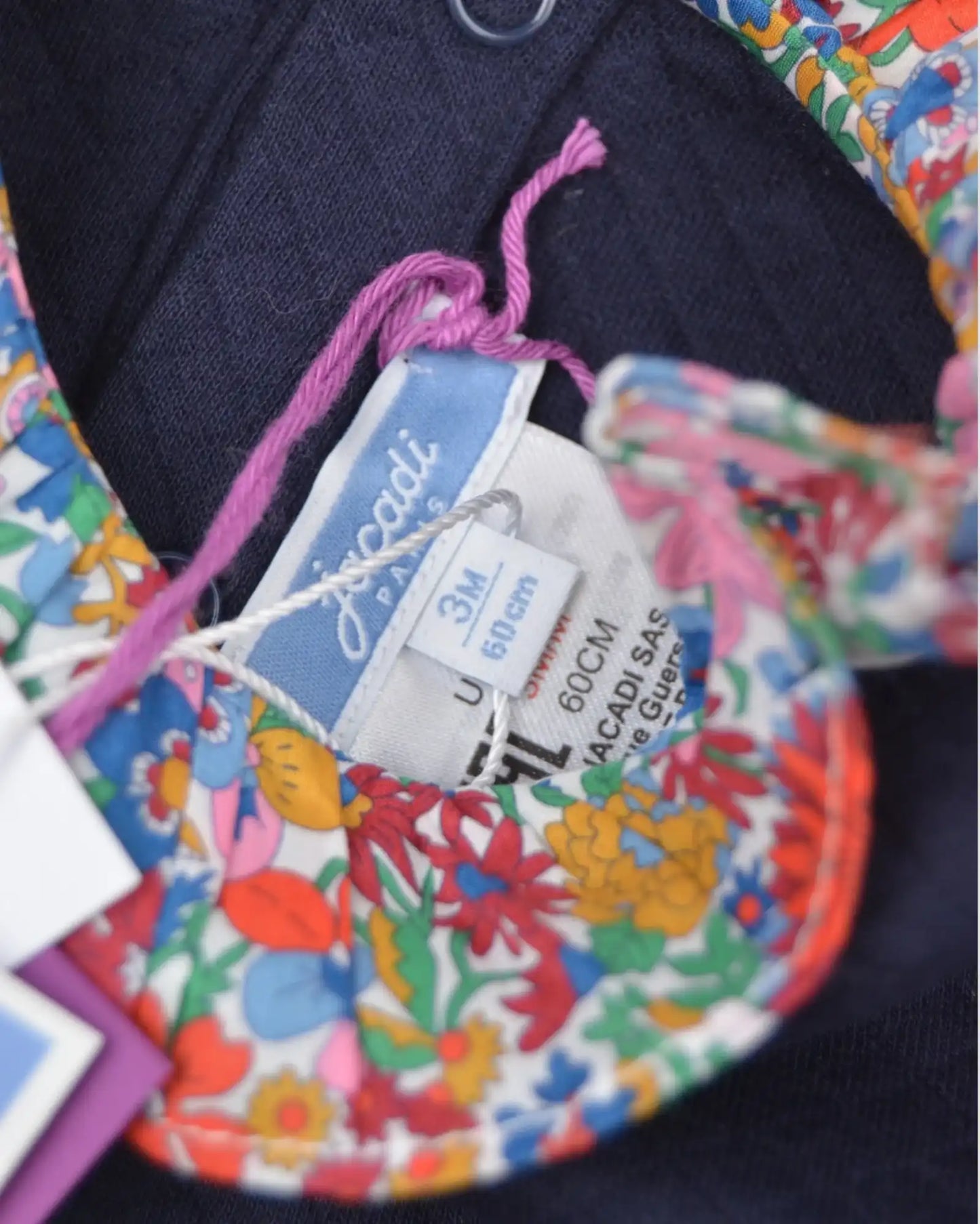 JACADI Organic Cotton Dress - 3 Months