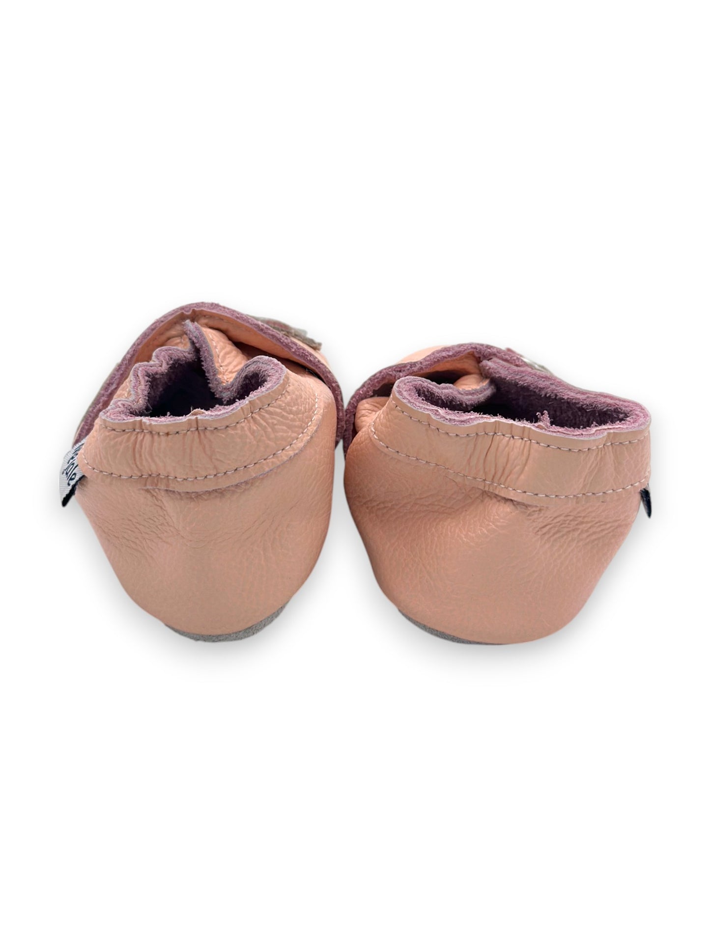 Zapatos de Piel Rosa MEJALE - 12-18 Meses (Talla 21-22)