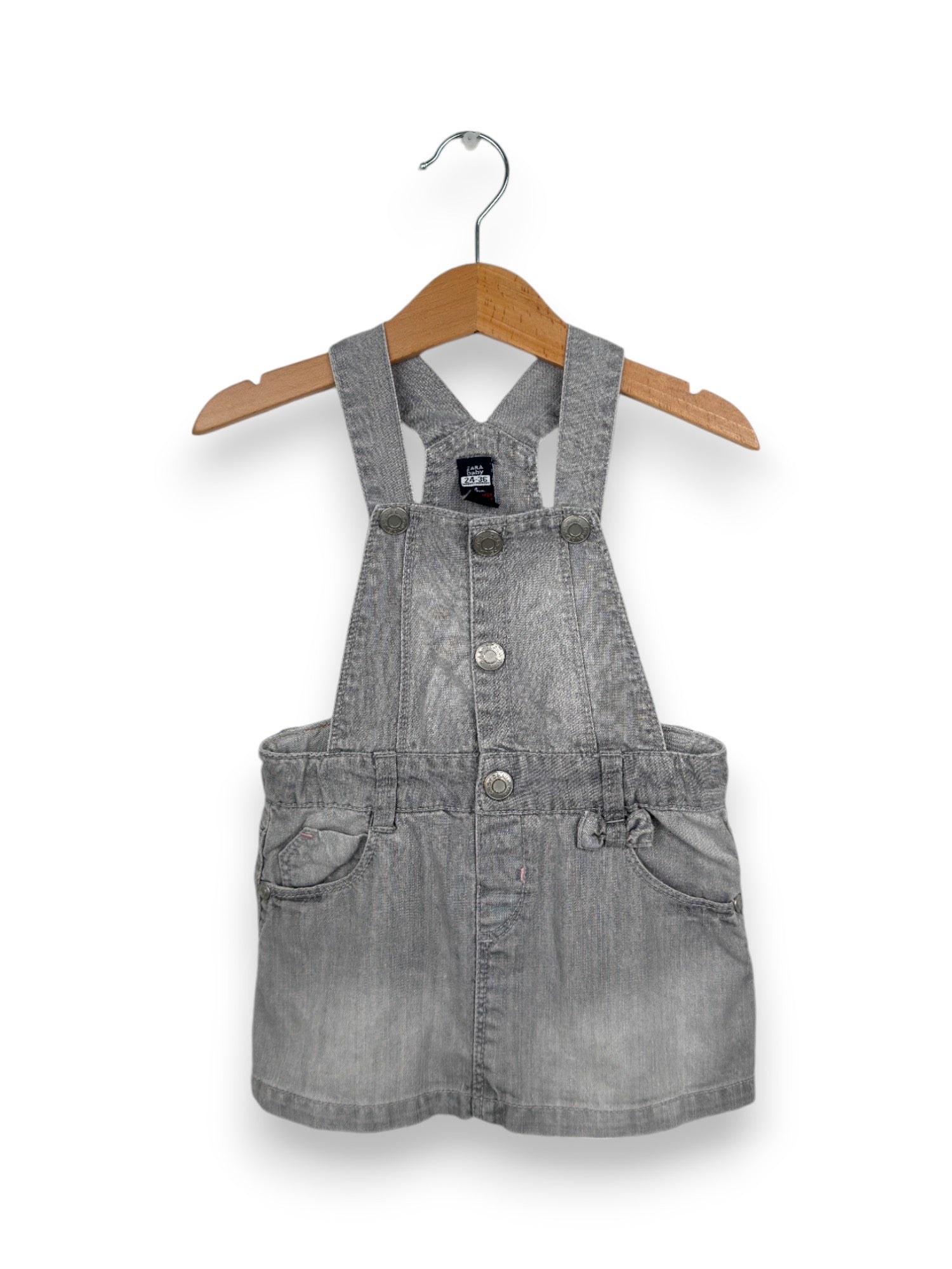 Zara Portugal Roupa Rapaz Zara Vestido De Ganga Curto Menina 24-36