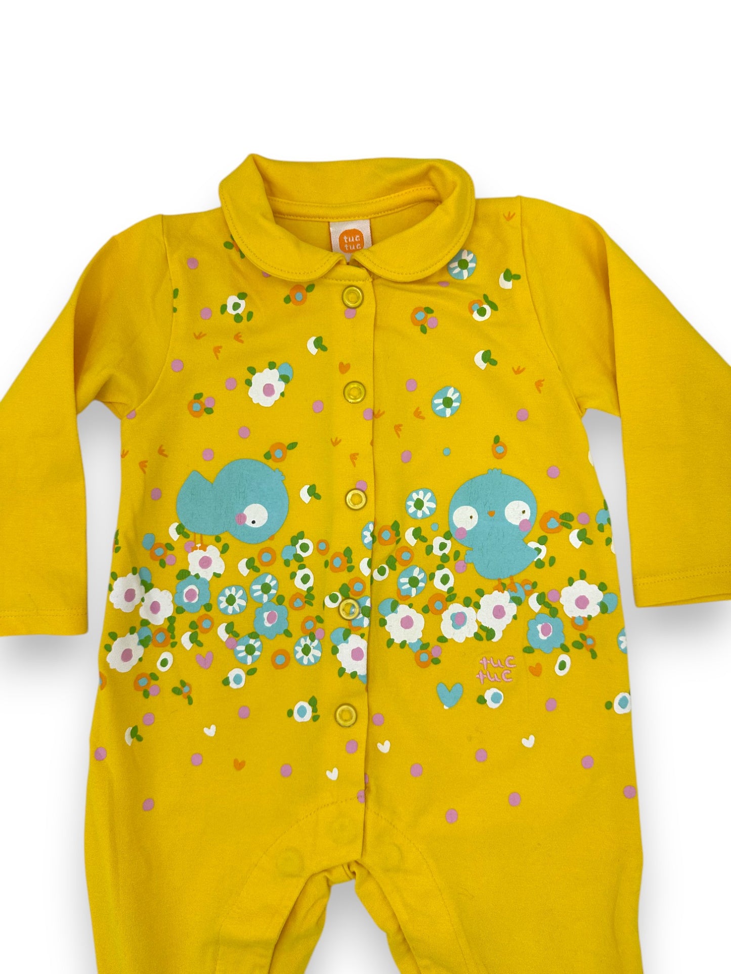 Babygrow Amarelo TUC TUC - 3-6 Meses
