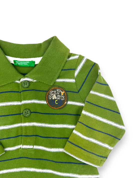 Polo Verde BENETTON - 1-3 Meses