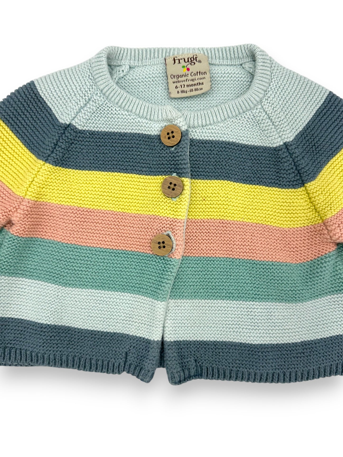 Casaco de Malha Algodão Orgânico FRUGI - 6-12 Meses