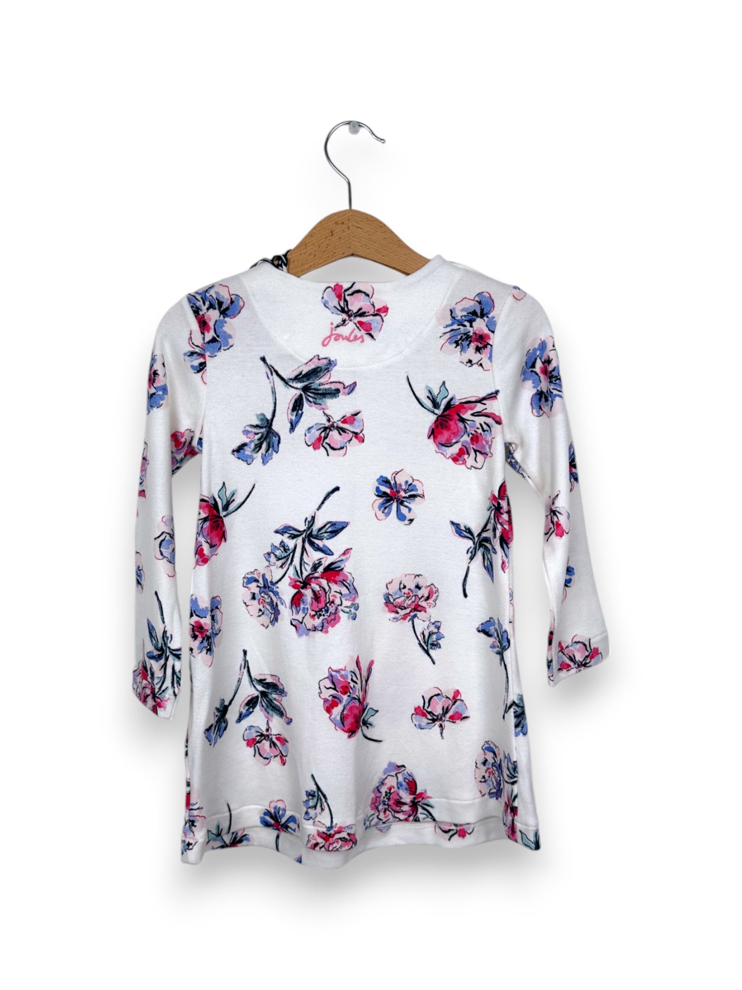 Vestido blanco floral JOULES - 18-24 meses