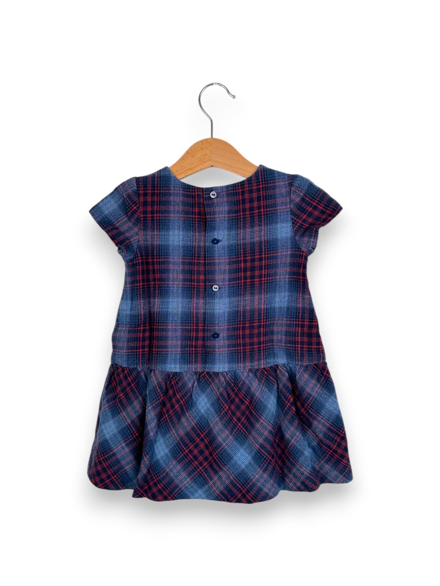 Vestido Cuadros ZARA - 18-24 Meses