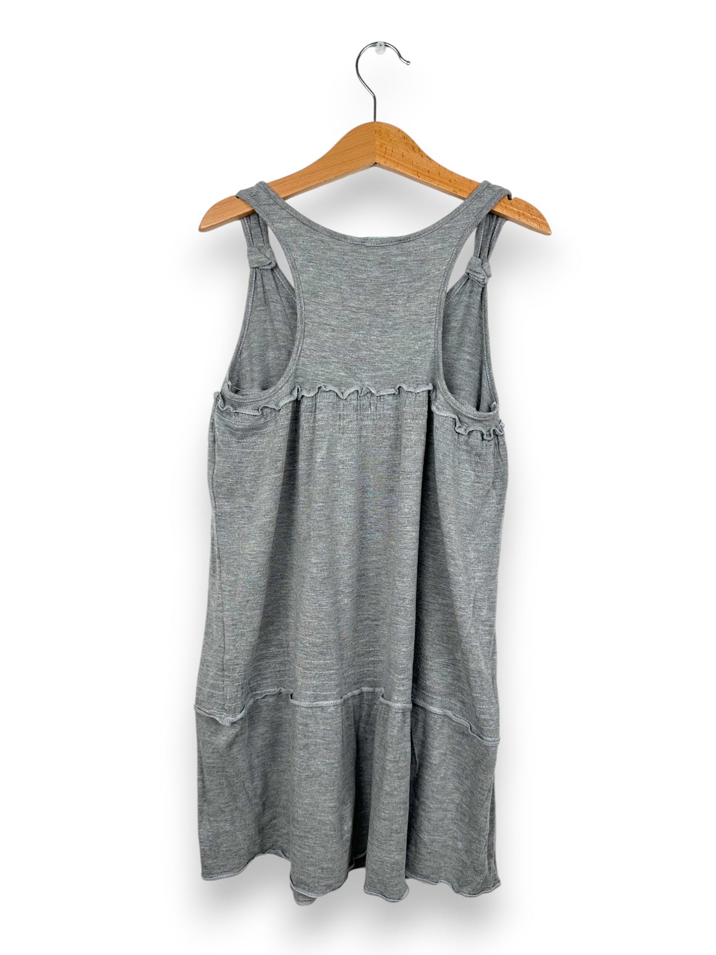 Vestido de Alças Cinzento BENETTON - 5-6 Anos