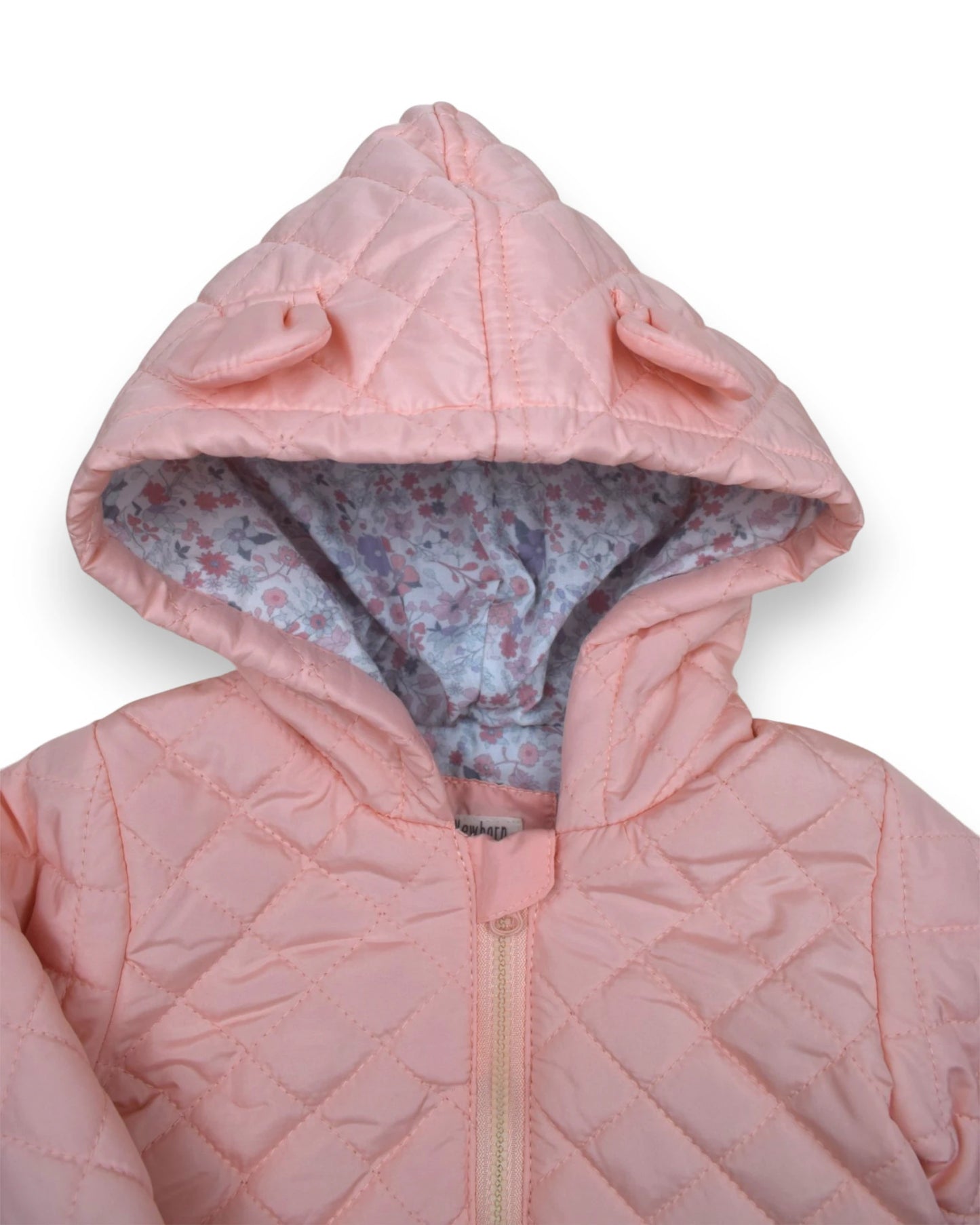 Blusón acolchado rosa ZIPPY - 3-6 Meses