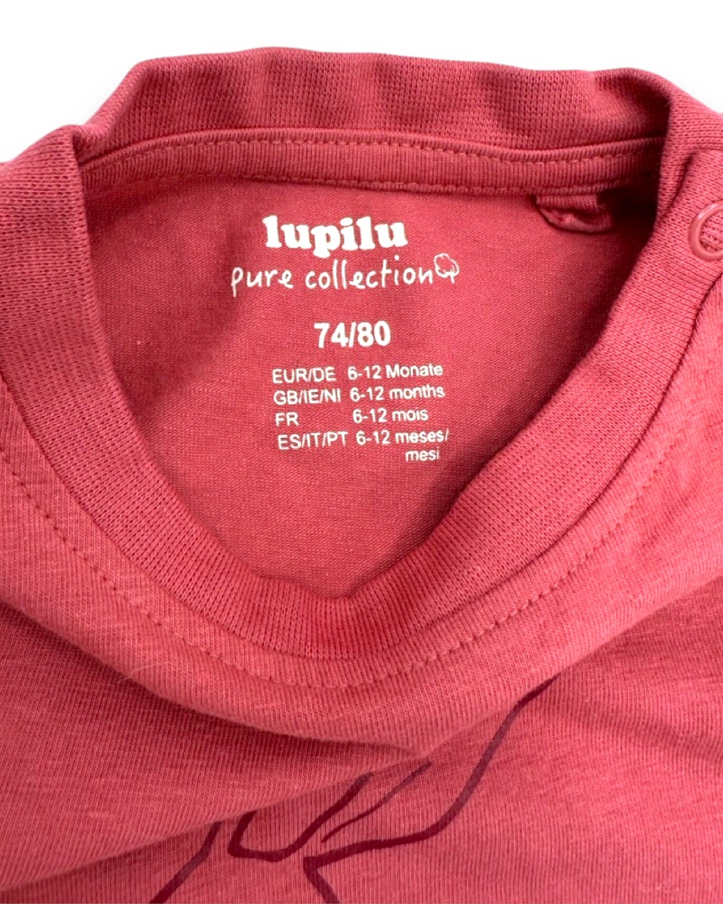 T-Shirt Rosa Coelho LUPILU - 6-12 Meses