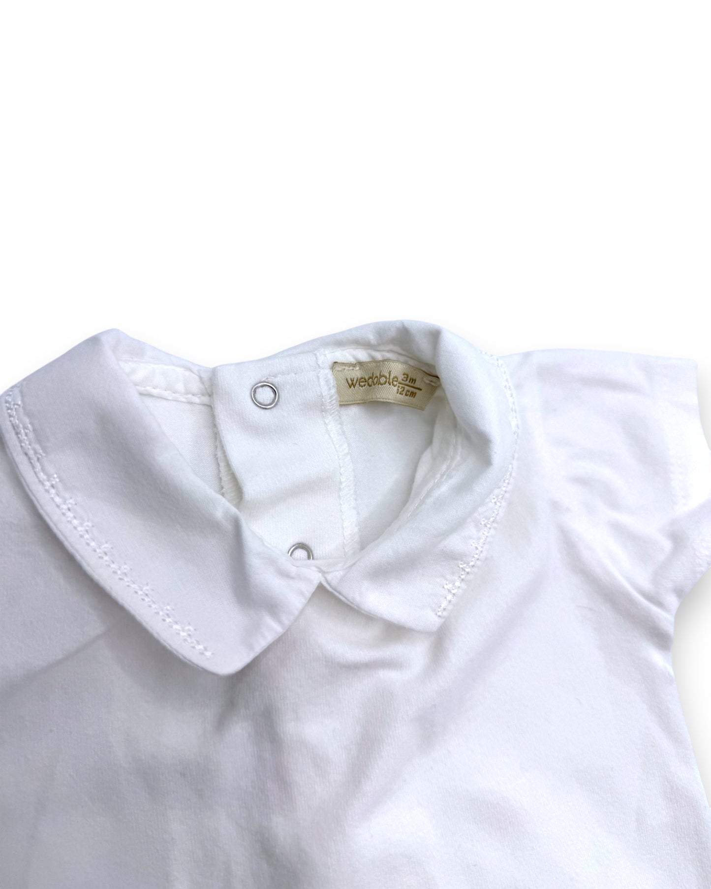 Body Blanco Cuello WEDOBLE - 3 Meses