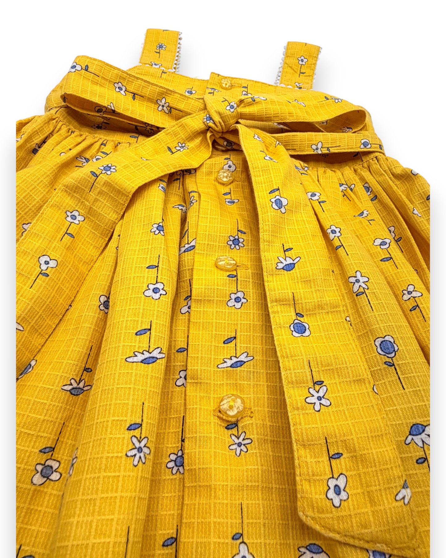 Vestido de Tirantes Amarillo 1 Año