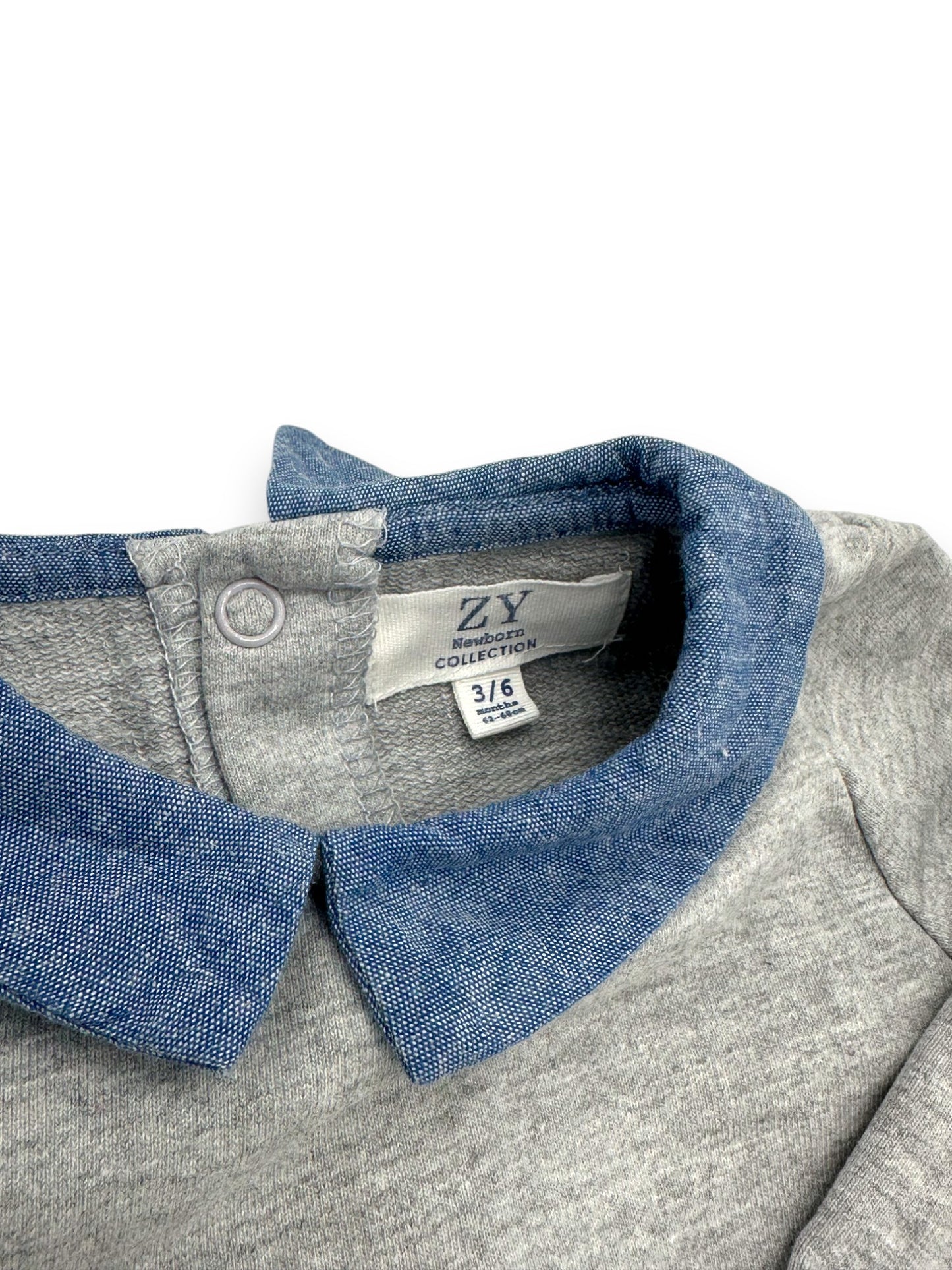 T-Shirt Combinada ZIPPY - 3-6 Meses