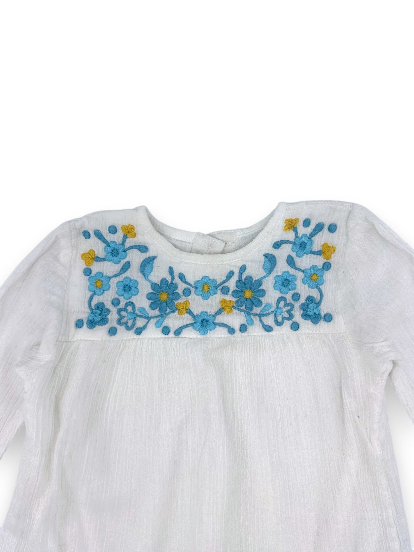 Body Combinado Branco 3-6 Meses