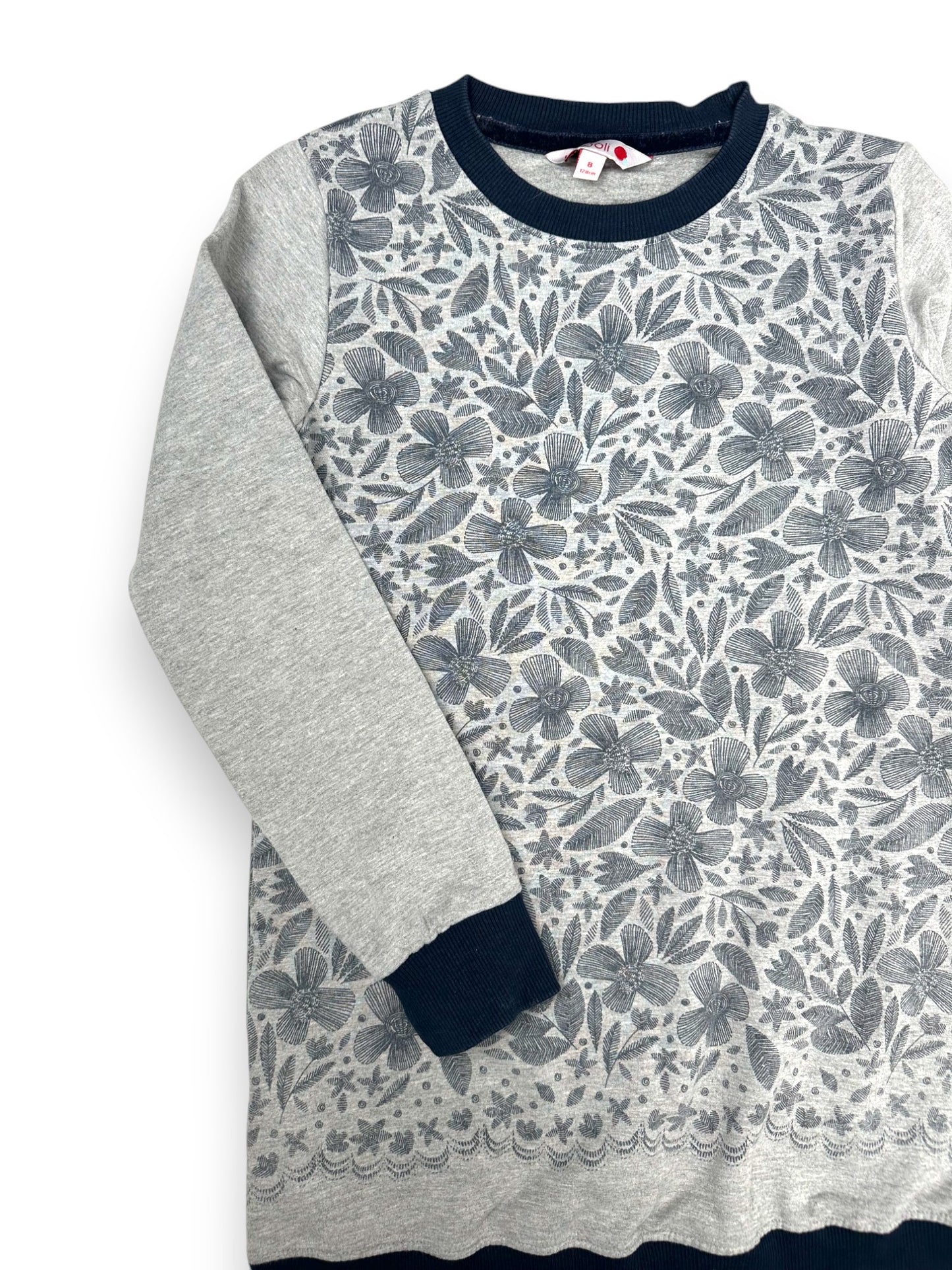 Vestido Sweater Cinza BOBOLI - 8 Anos