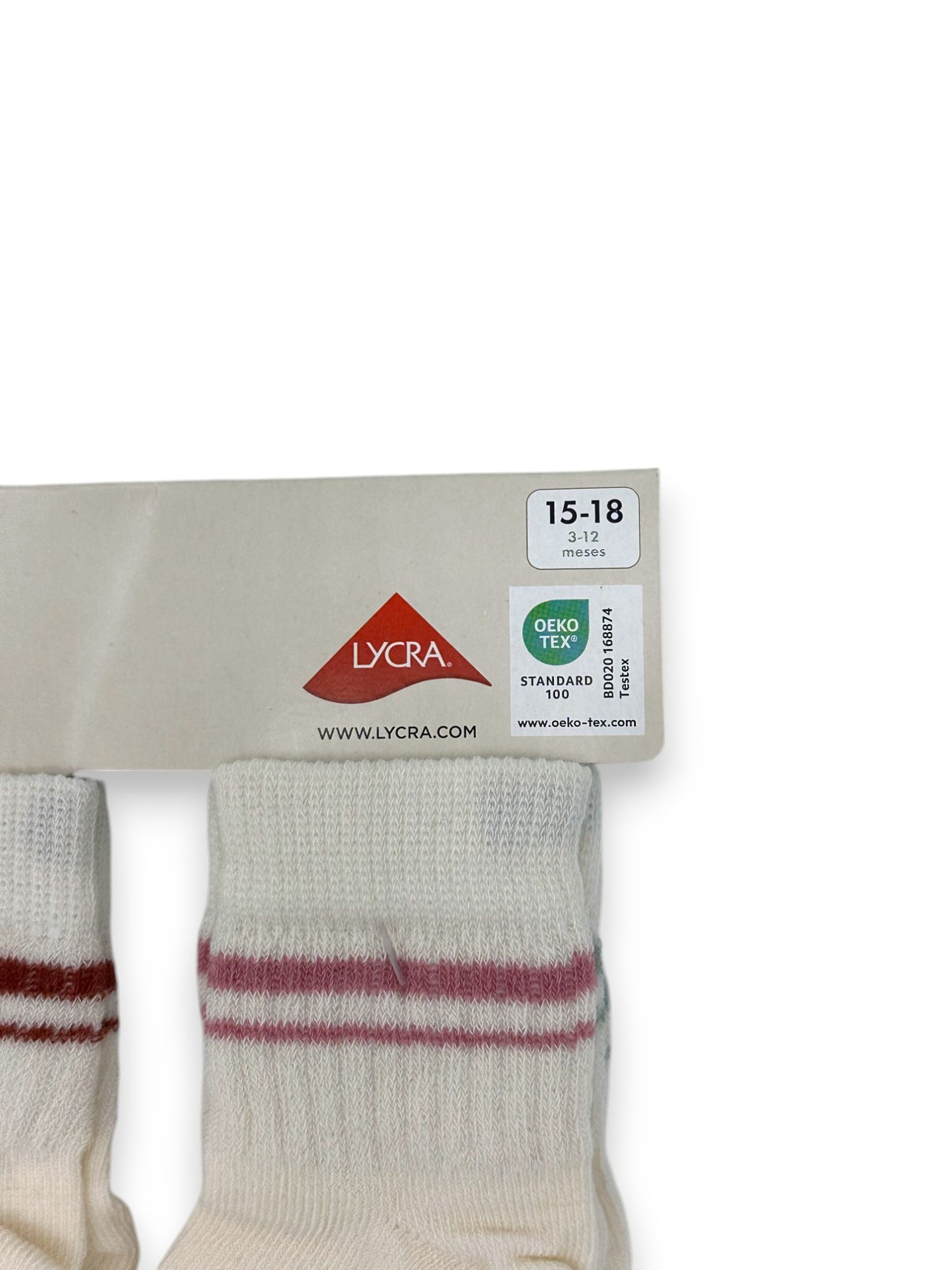 Pack 5 Meias Algodão Orgânico LUPILU - Tam 15-18