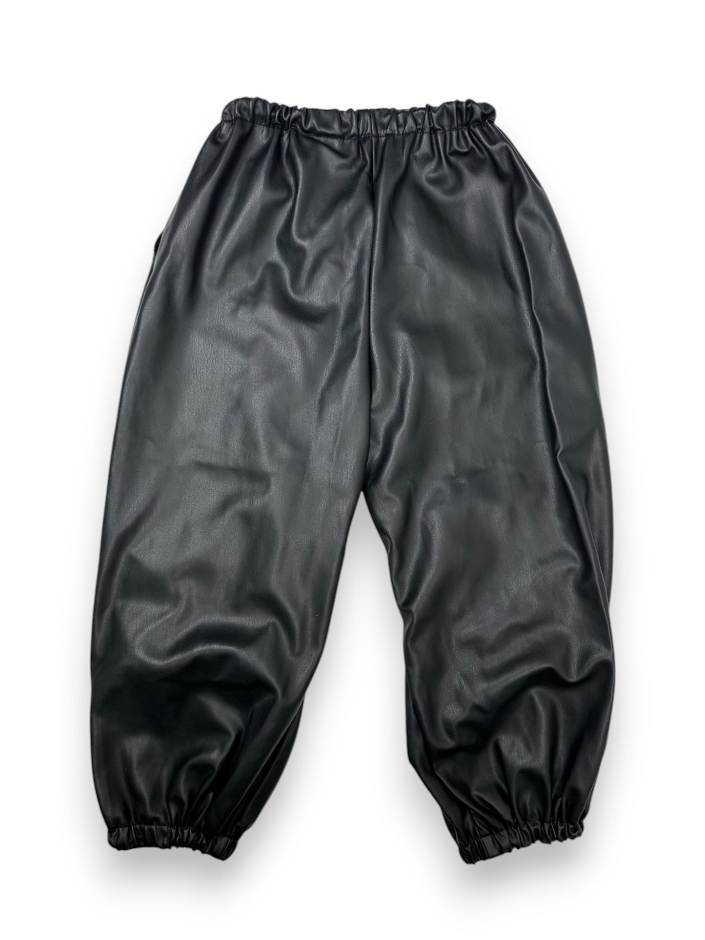 Pantalones Anchos Piel Sintética ZARA - 7 Años