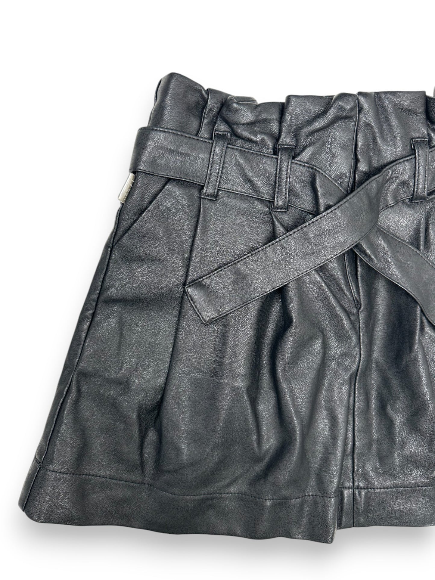 Falda Negra Piel Sintética BOBOLI - 8 Años