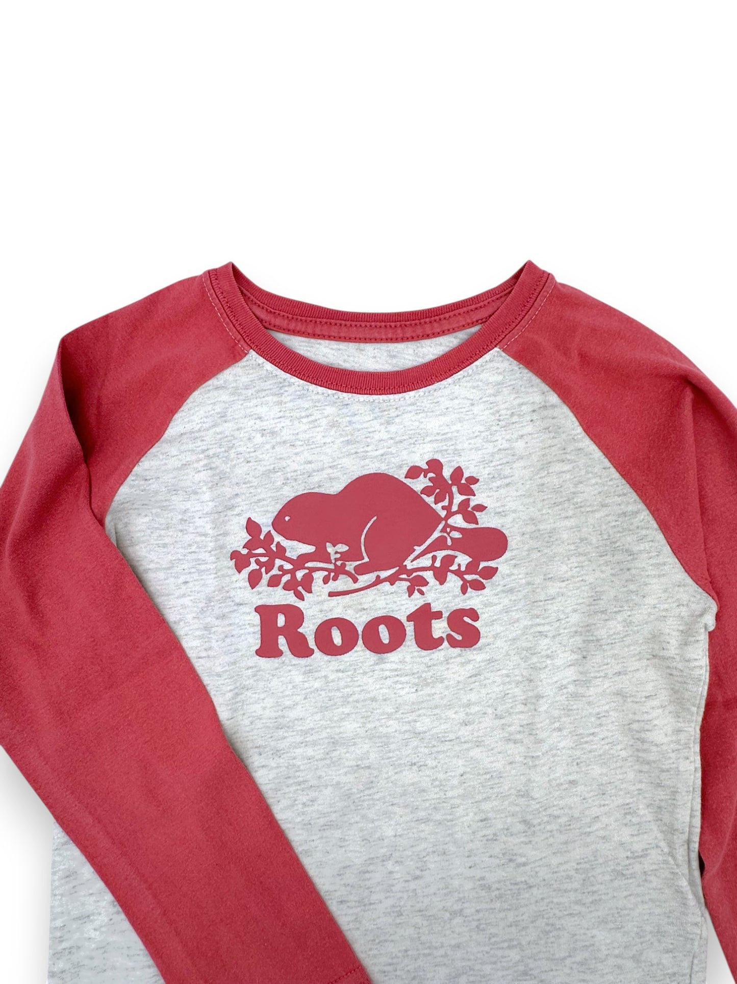 T-Shirt Rosa Mangas Compridas ROOTS - 4 Anos