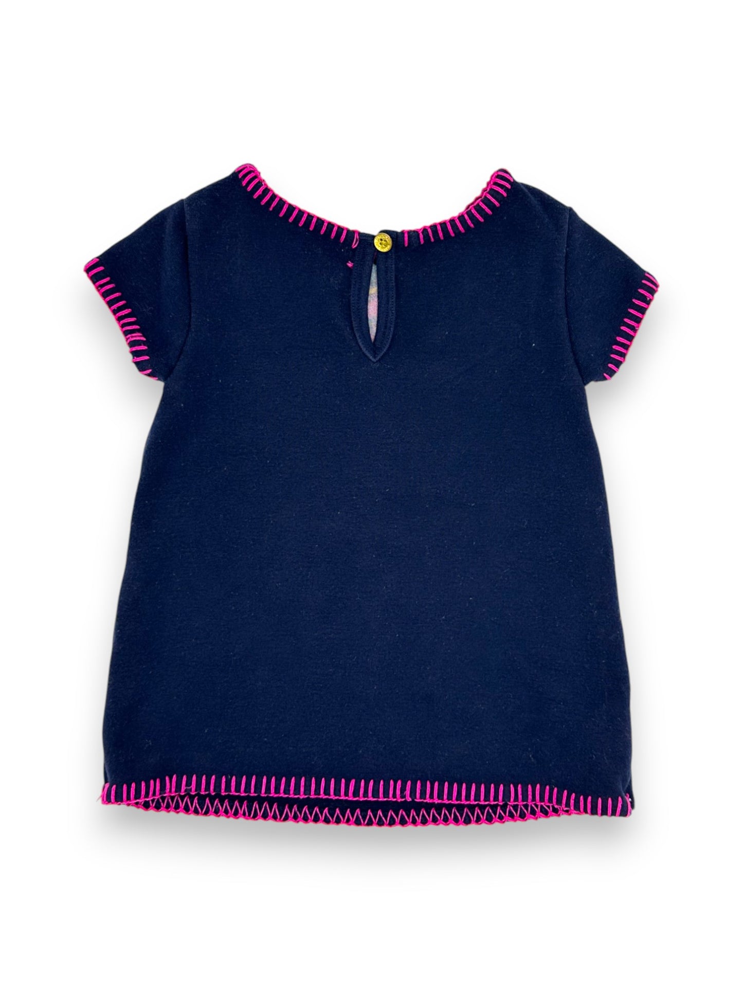 Vestido Azul Bordado OSHKOSH - 18 Meses