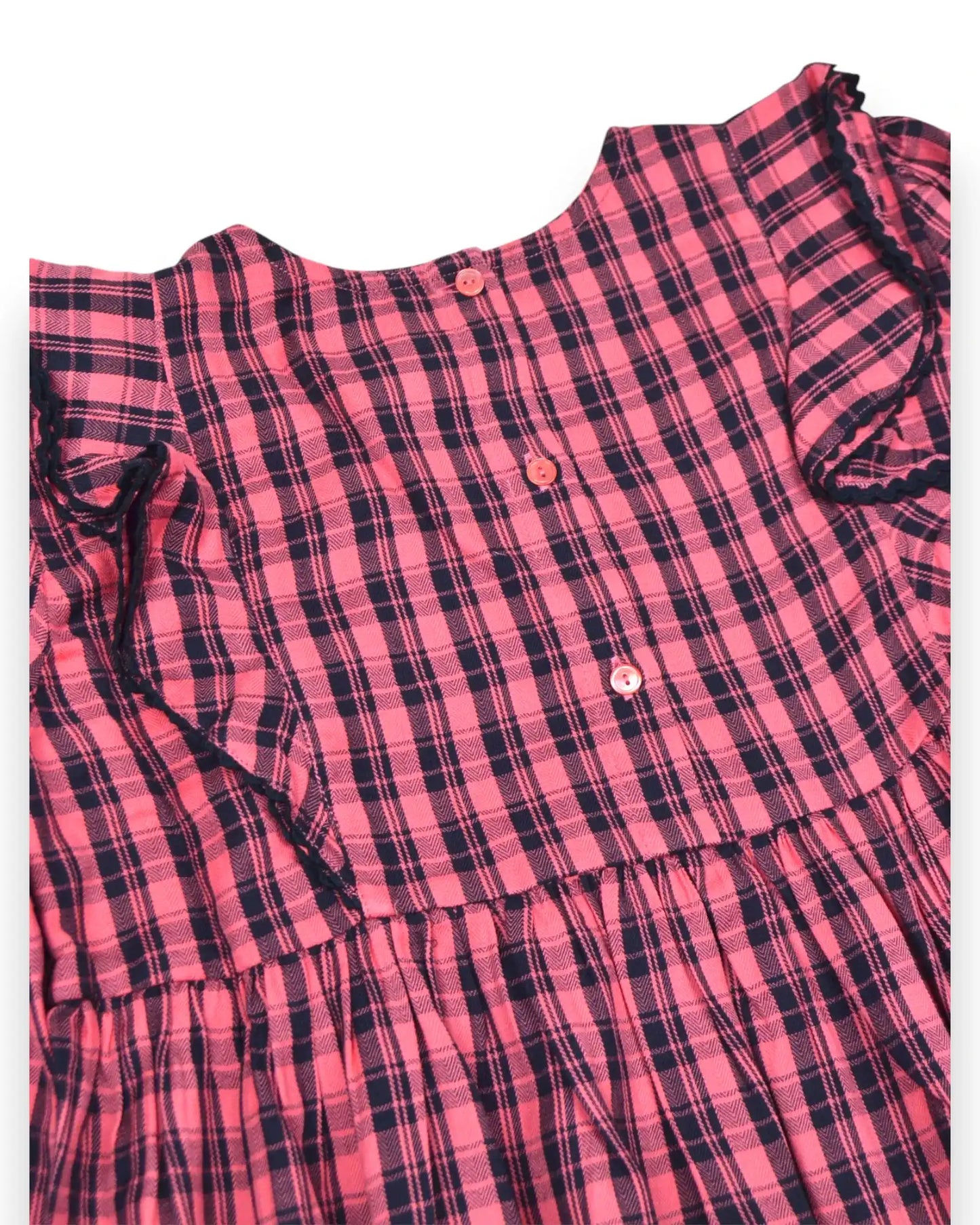 BONTON Plaid Dress - 8 Years