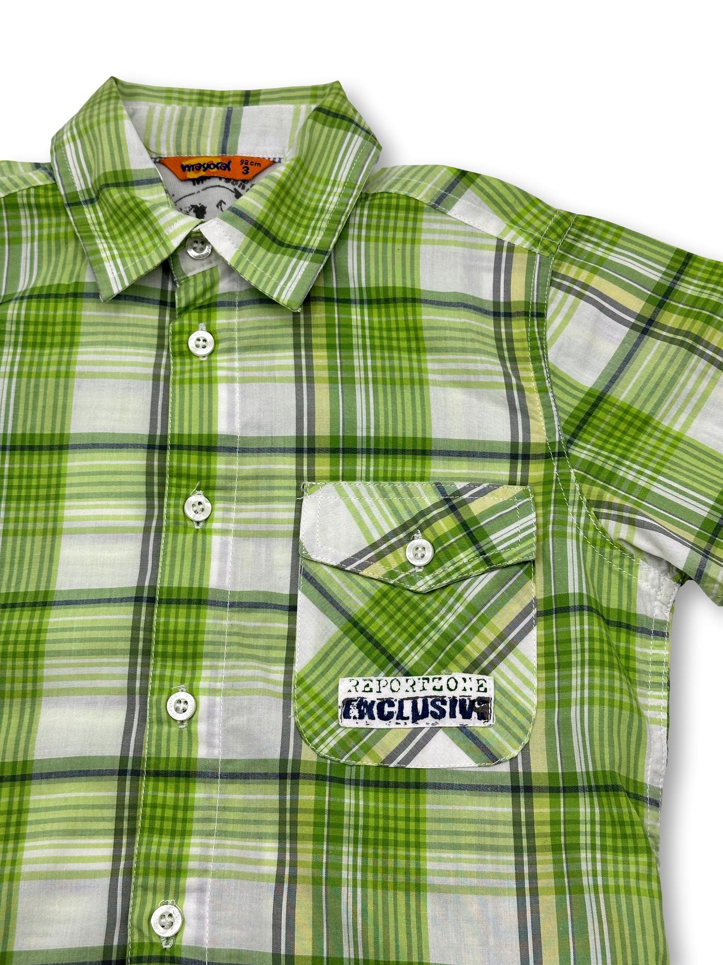 Camisa de Xadrez Manga Curta MAYORAL - 3 Anos