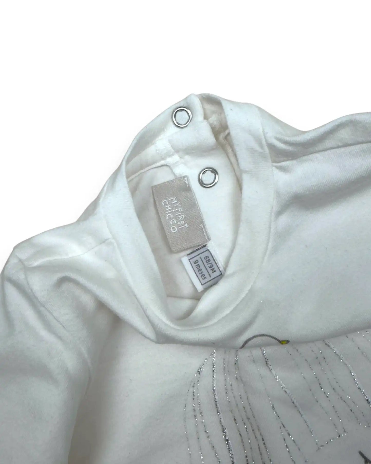 T-Shirt Branca CHICCO - 9 Meses