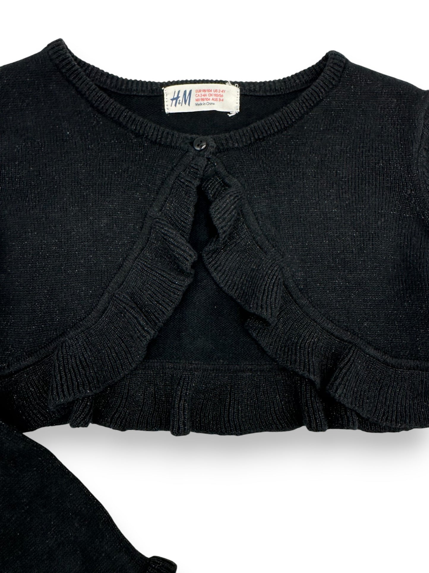 H&M Shimmer Bolero Cardigan - 2-4 Years