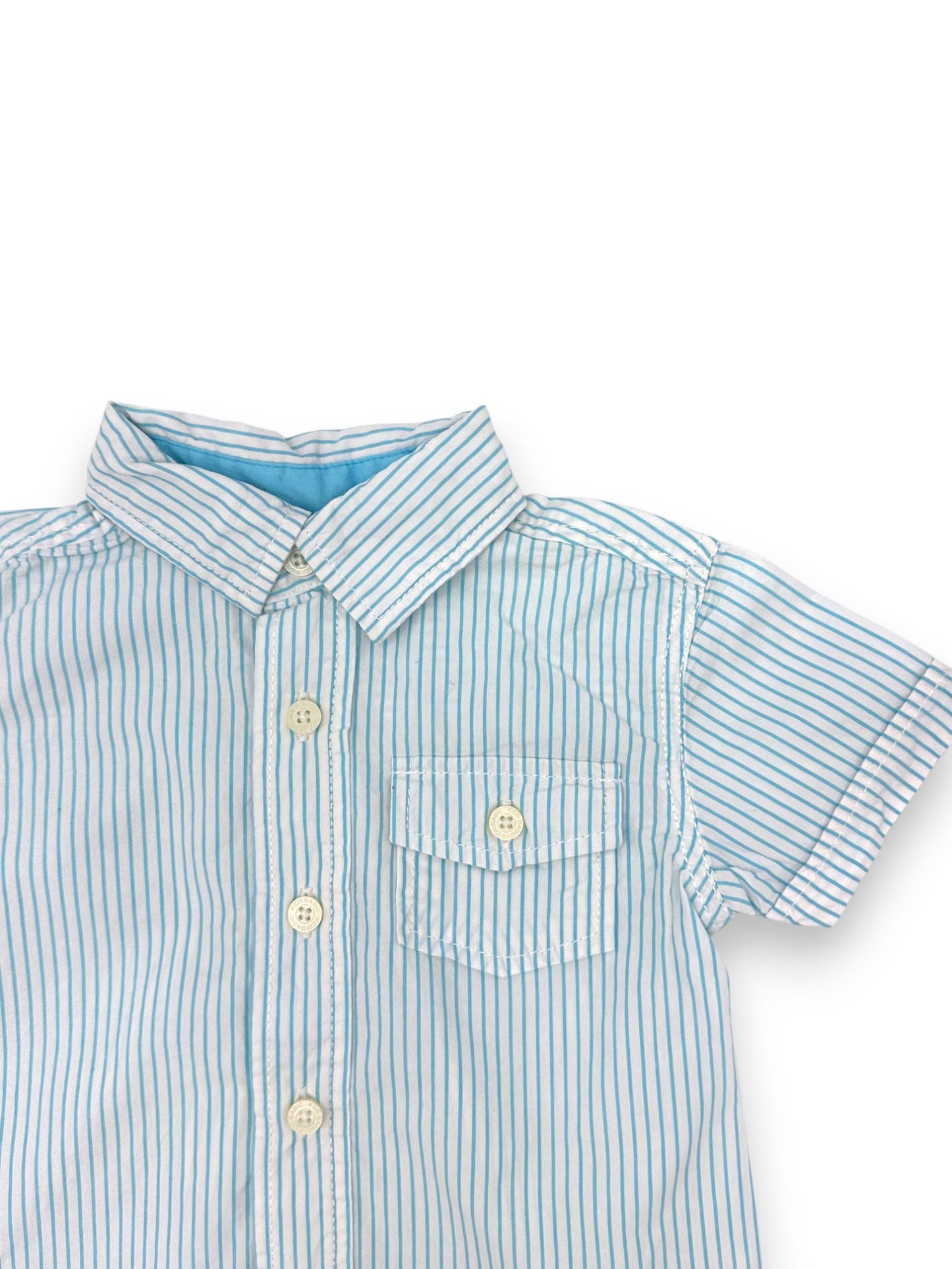 T-Shirt Riscas Azul TEX BABY - 9 Meses