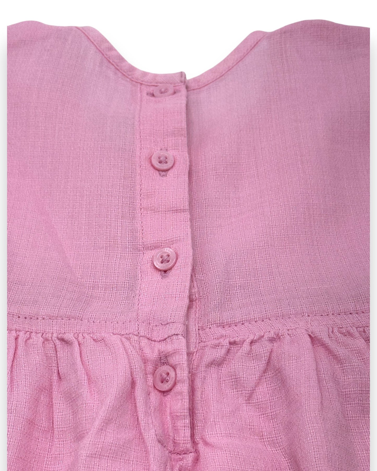 Vestido Rosa BENETTON - 3-6 Meses